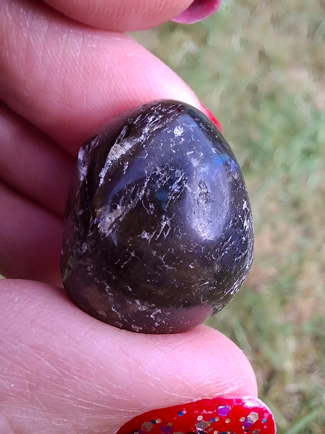 Labradorite, Tumble Stone, Crystal (Ref: T206)