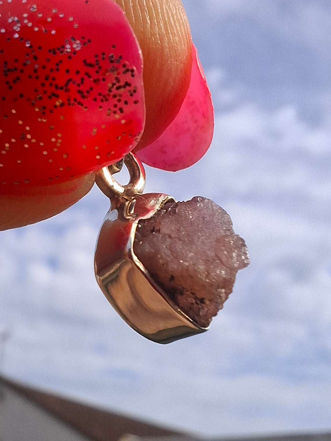 Pink Tourmaline Pendant, 925 Silver, Crystal (Ref: PT79)