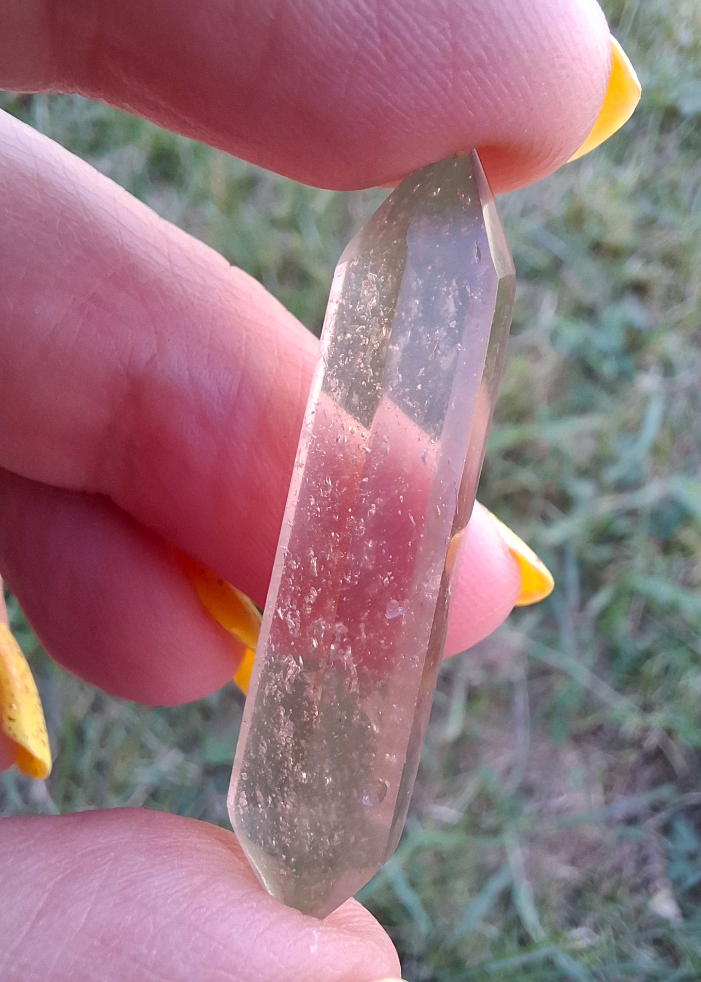 Libyan Desert Glass DT Carving, 4.22g, Tektite (Ref: LDT6)