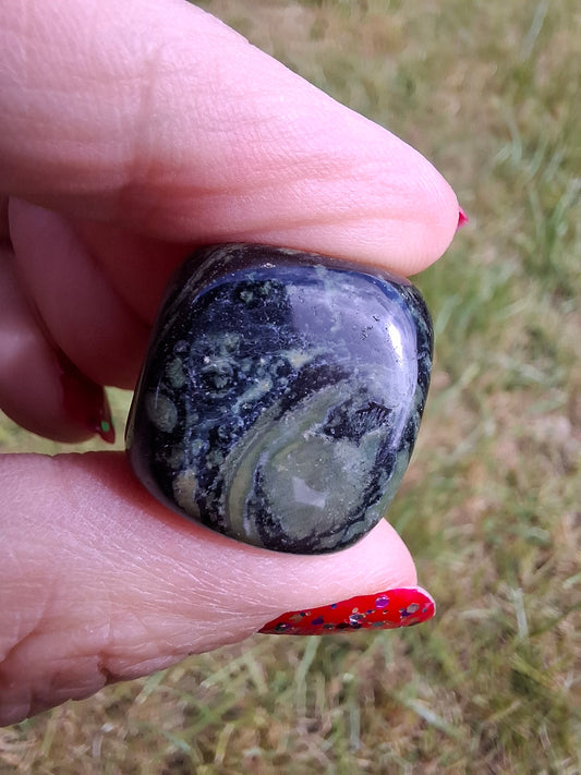 Kambaba Jasper, Tumble Stone, Crystal (Ref: T160)