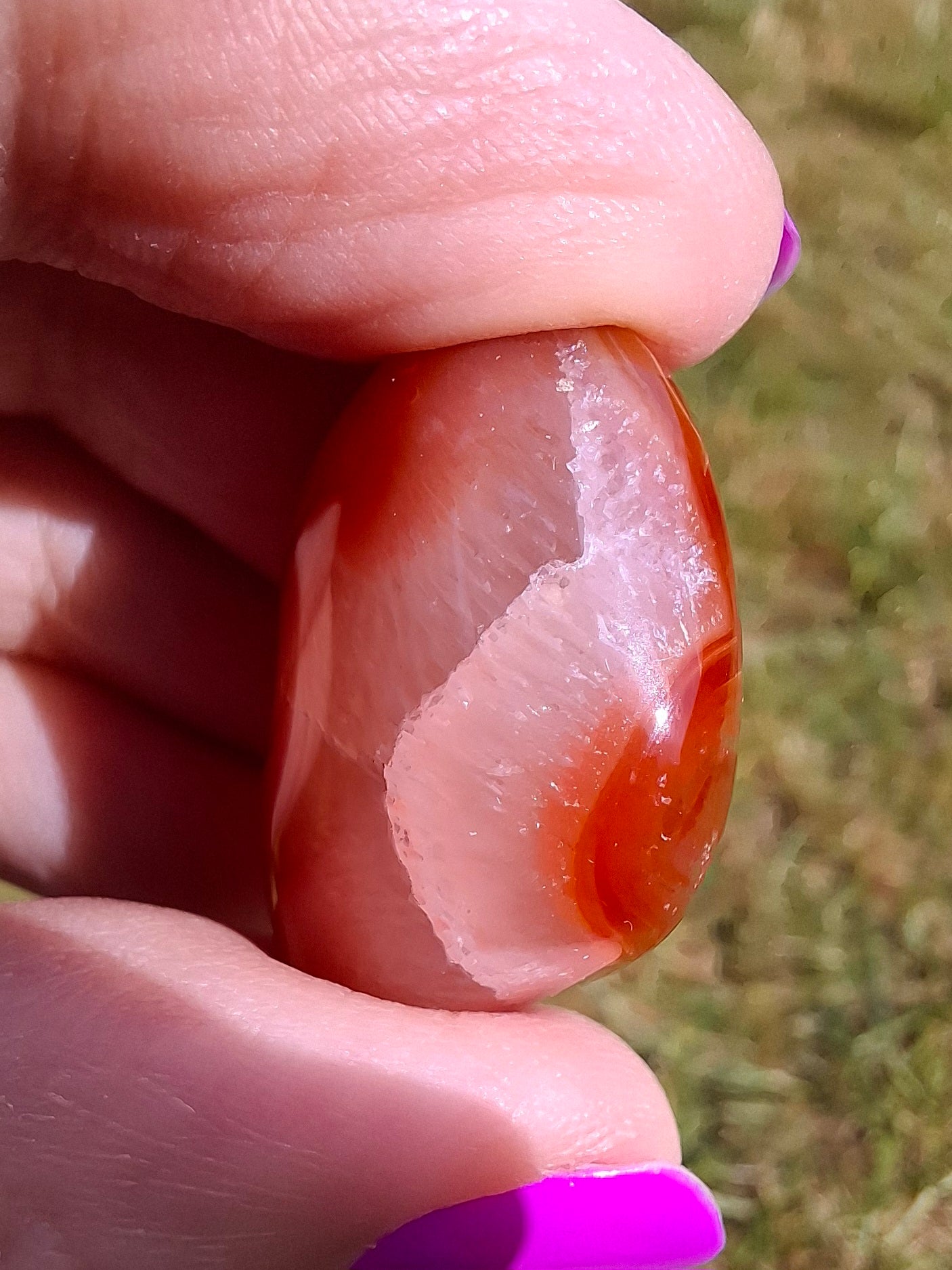 Carnelian, Tumble Stone, Crystal (Ref: T63)