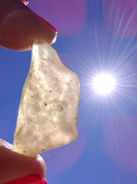 Libyan Desert Glass Piece, 6.49g, Tektite (Ref: LE277)