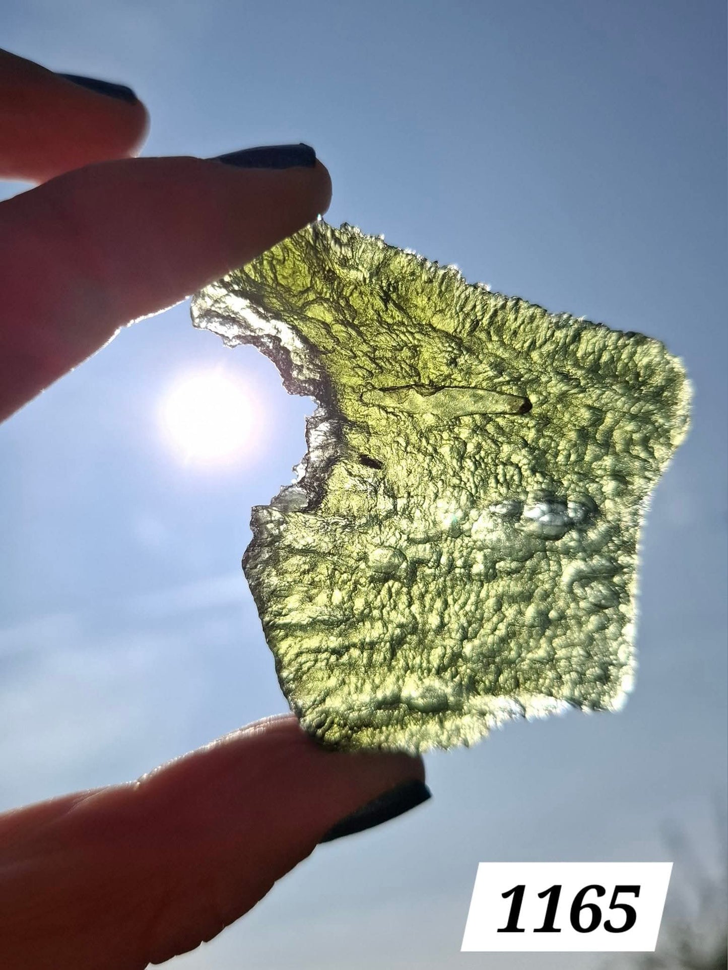 Moldavite Piece, ANGEL CHIME, CHLUM MAROUSKOVO POLE, 23.61g, Tektite (Ref: 1165)