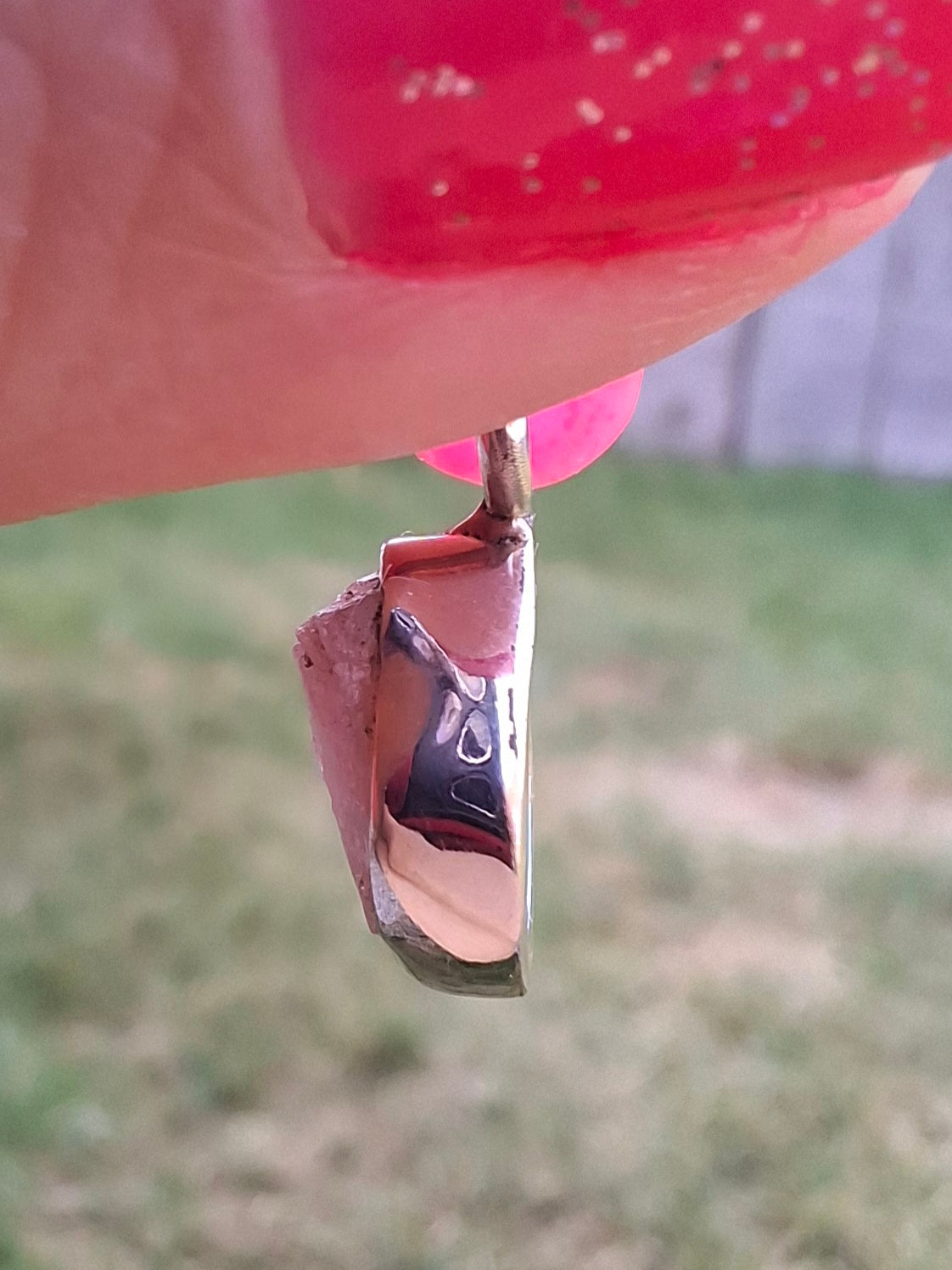 Pink Tourmaline Pendant, 925 Silver, Crystal (Ref: PT91)