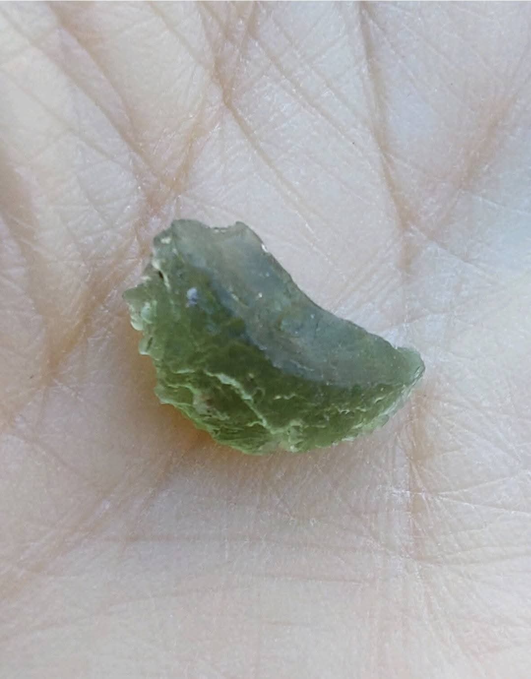 Moldavite Piece, 0.62g, Tektite (Ref: 955)