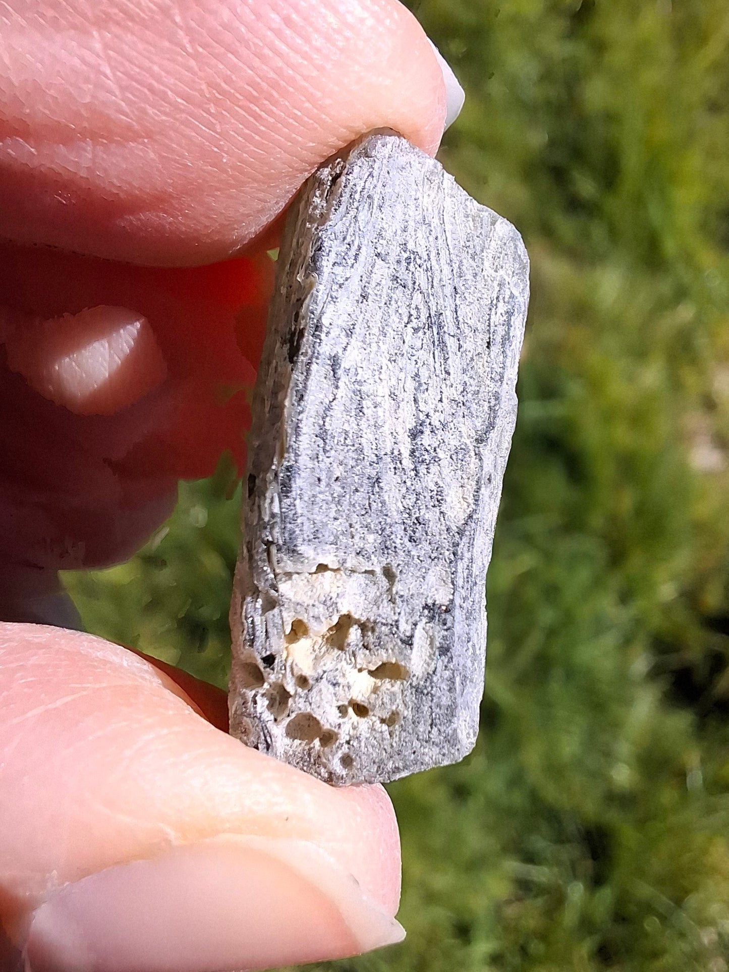 Moldavite Piece, SNOWFLAKE, FROSTED, BARTOCHOV, 4.36g, Tektite (Ref: 1371)