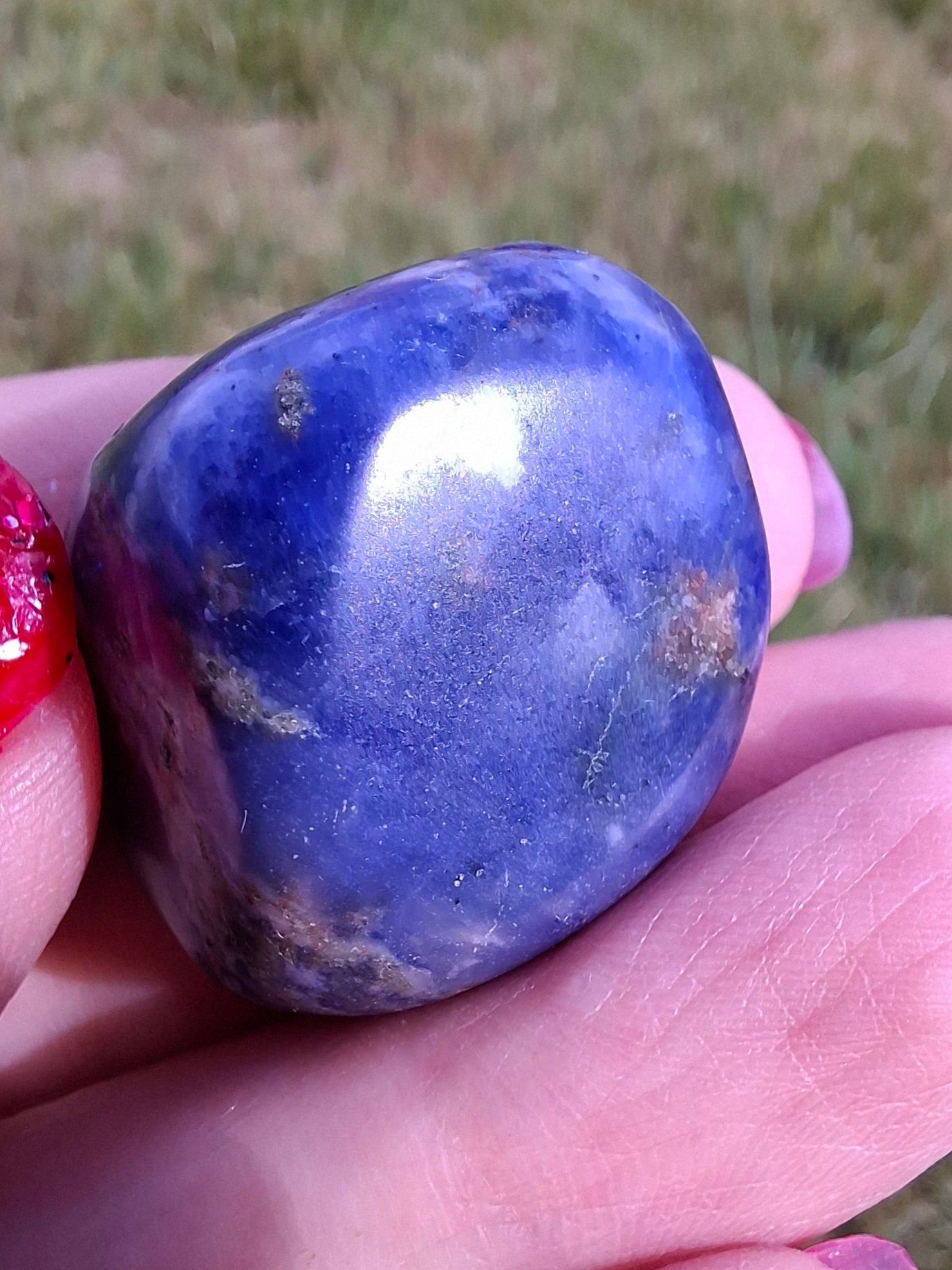 Sodalite, Tumble Stone, Crystal (Ref: T154)
