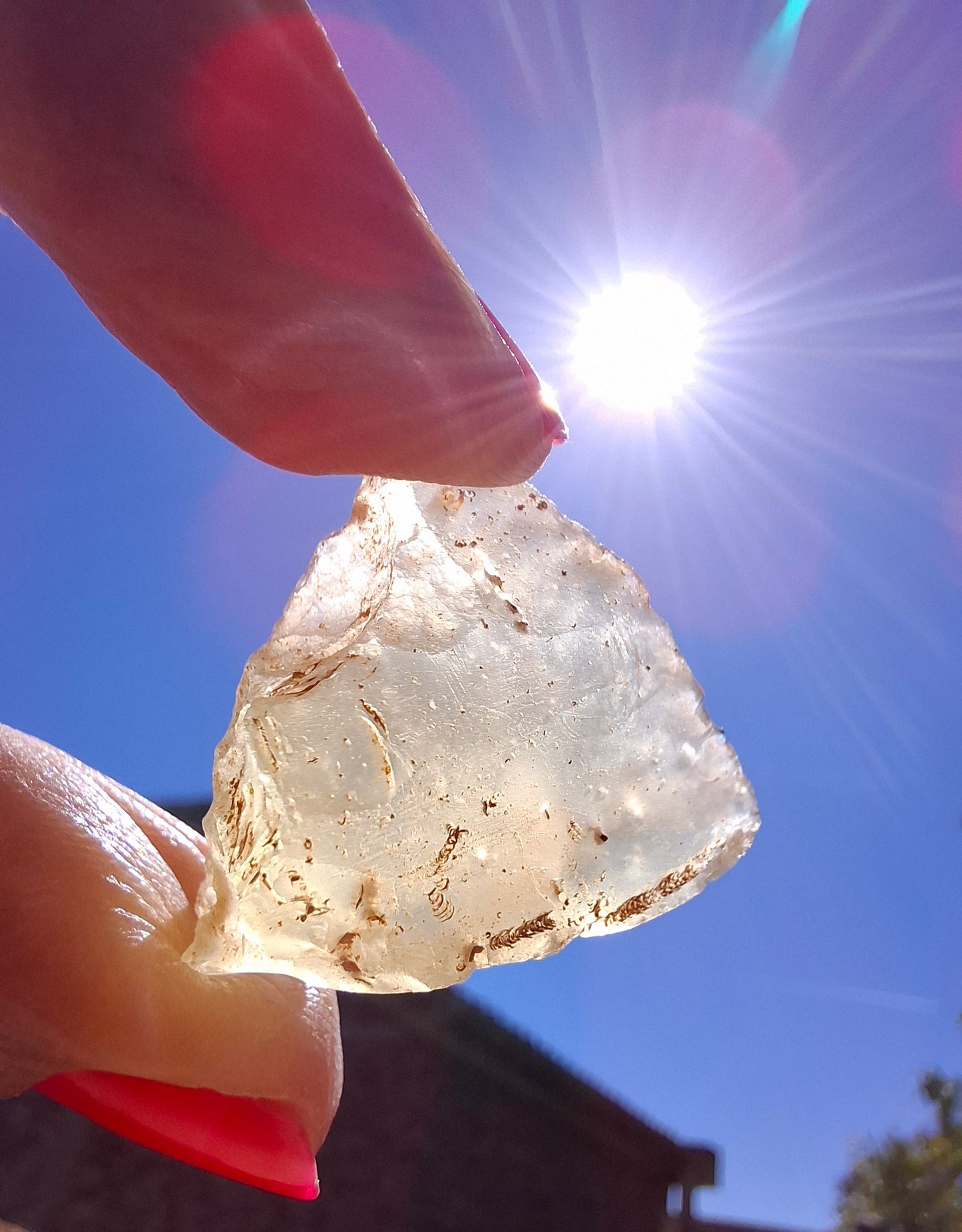 Libyan Desert Glass Piece, 7.91g, Tektite (Ref: LE8)