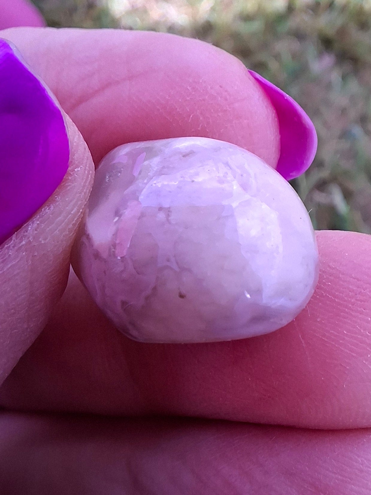 Flower Agate, Tumble Stone, Crystal (Red: T73)