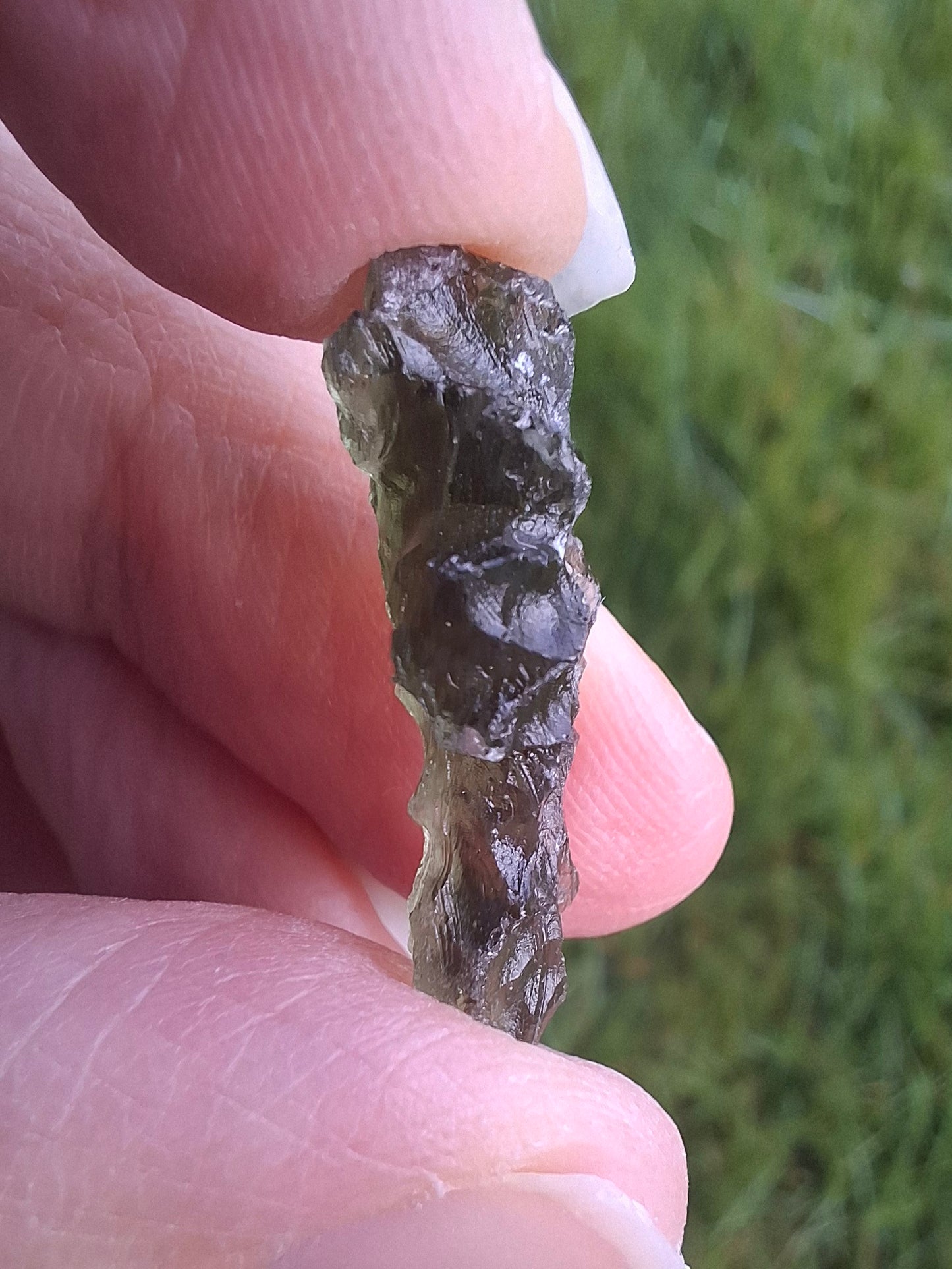 Moldavite Piece, JEZKOVNA BESEDNICE, 1.67g, Tektite (Ref: 1270)