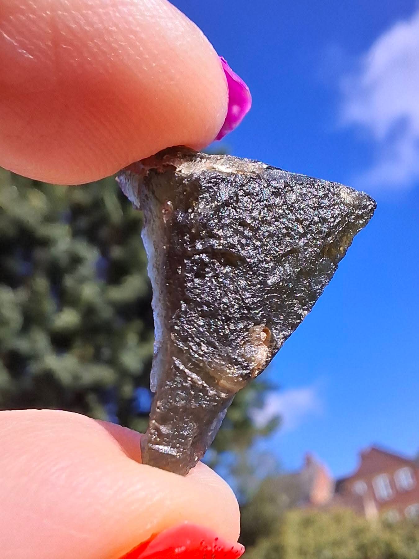 Moldavite Piece, 2.28g, Tektite (Ref: 1301)