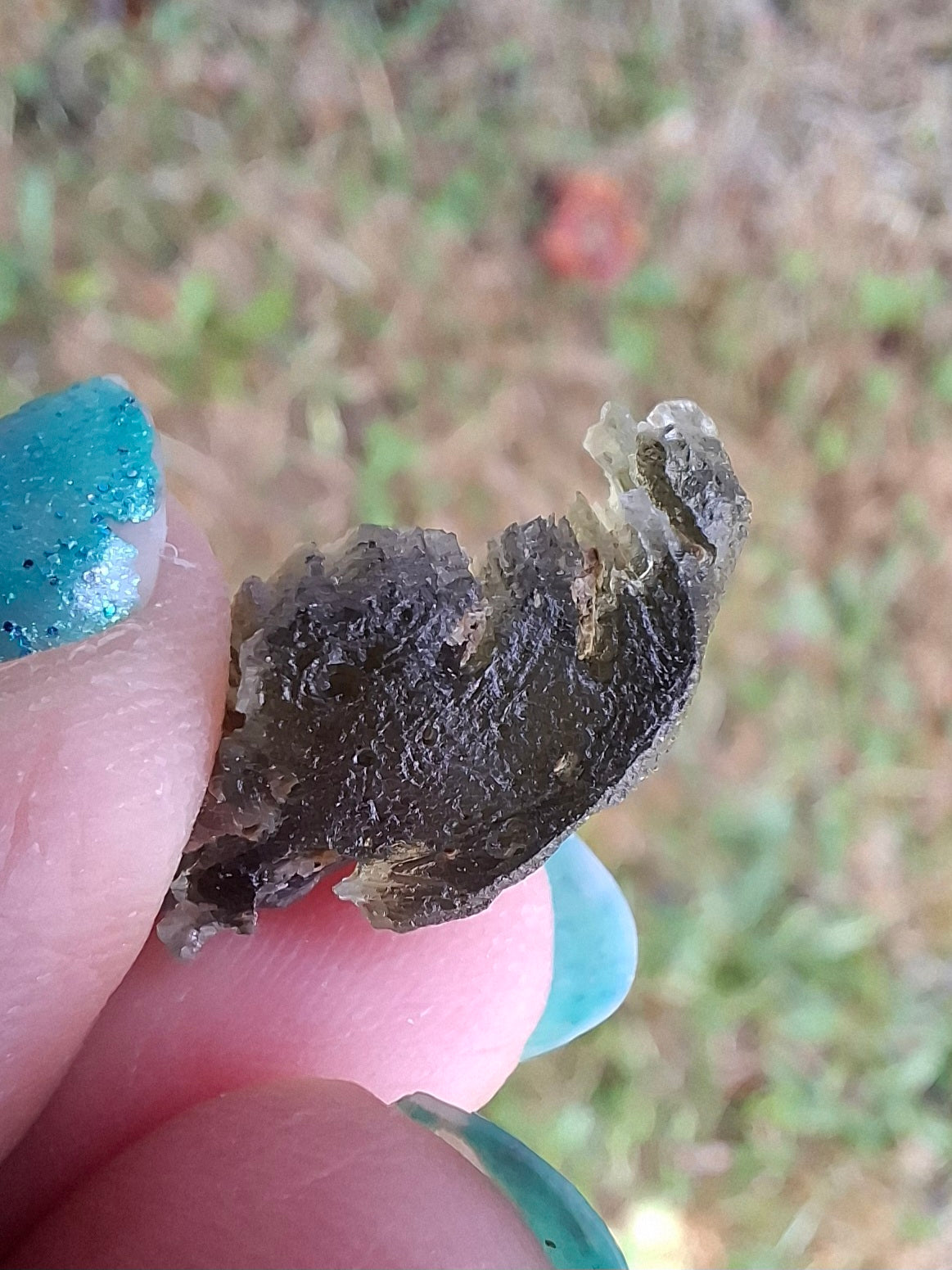 Moldavite Piece, 1.67g, Tektite (Ref: 1423)