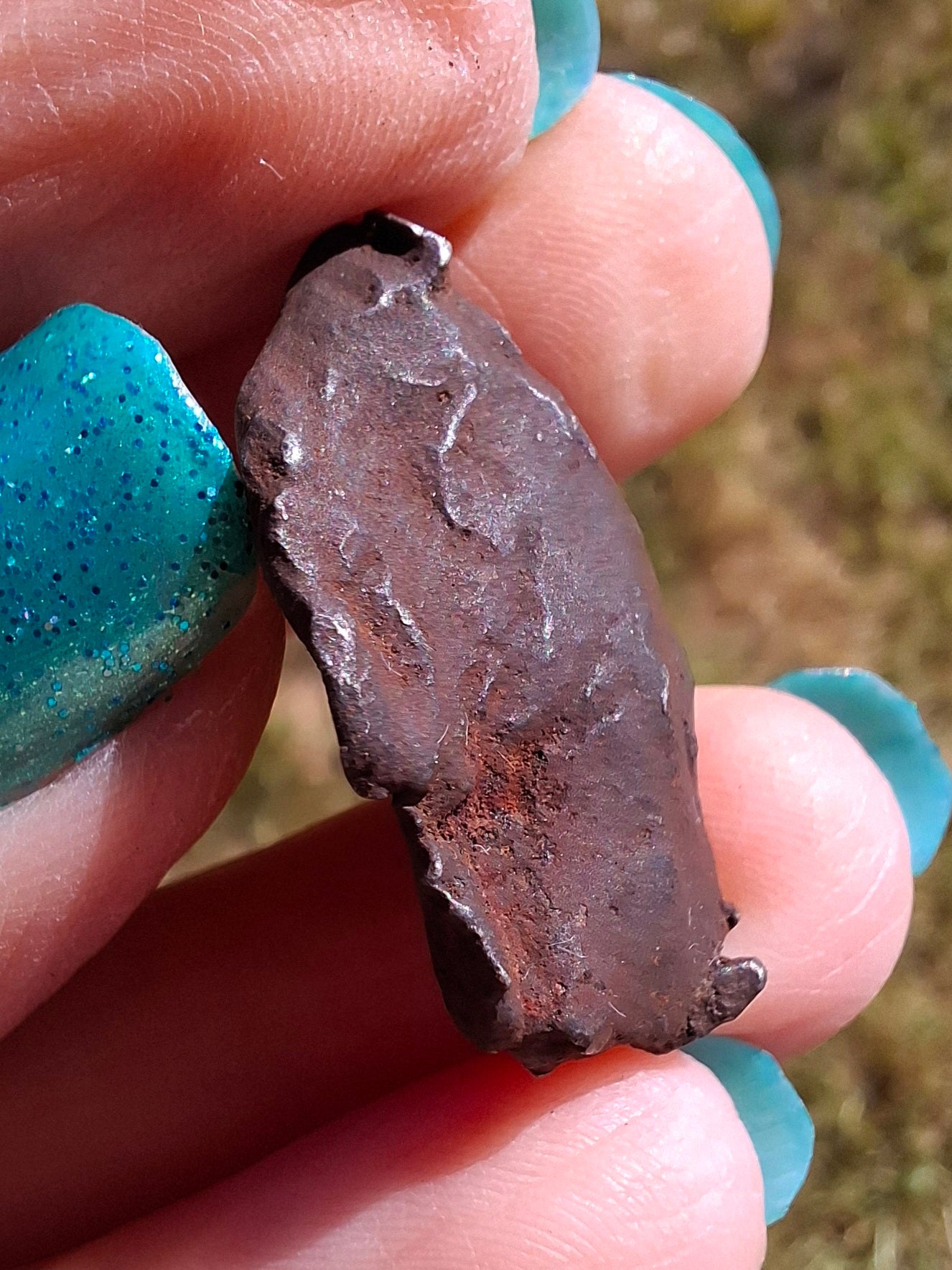 Gebel Kamil Iron Meteorite, 13.55g (Ref: K41)