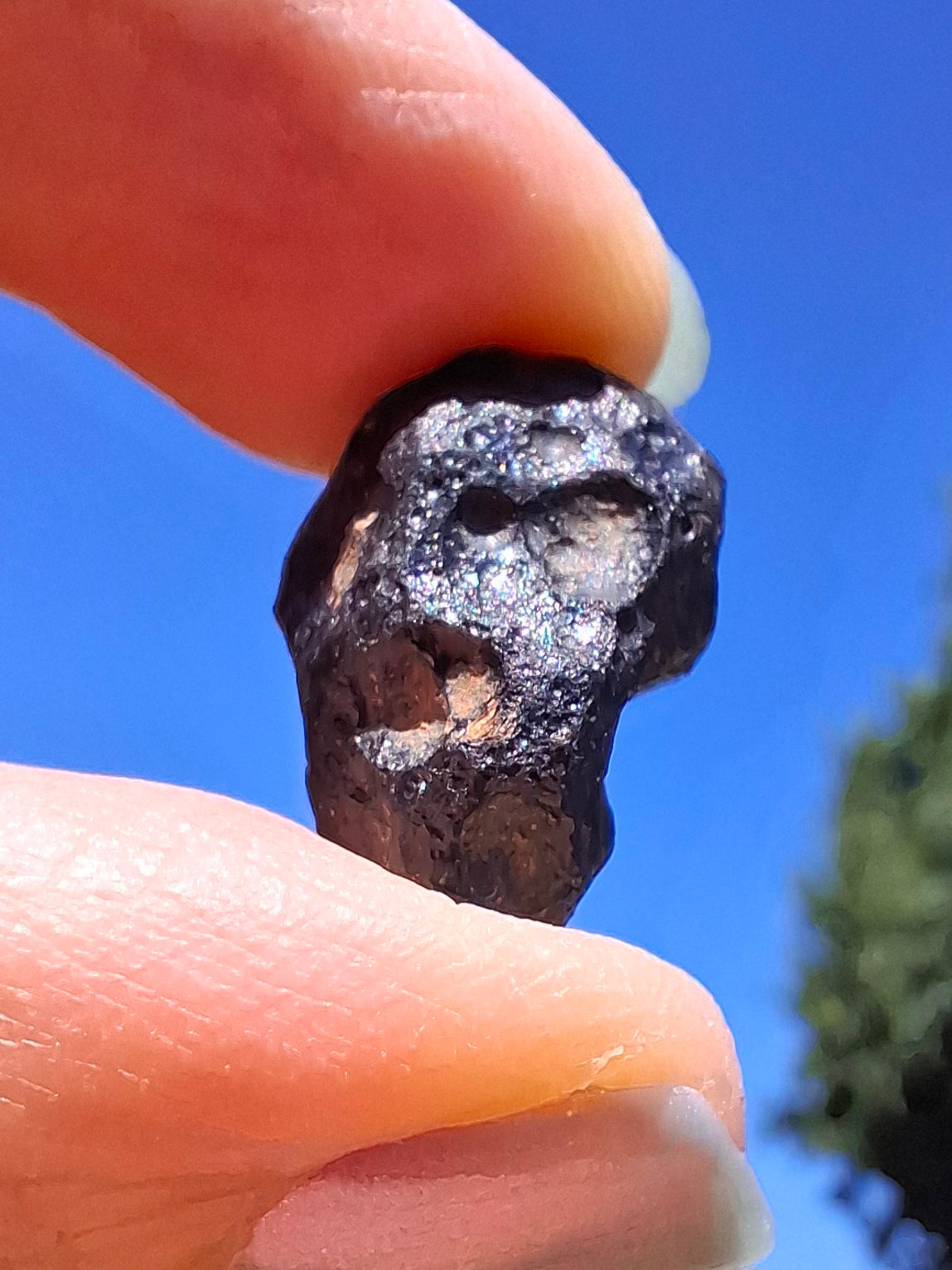 Ivory Coast (Ivorite), RAREST TEKTITE IN THE WORLD, 2.76g, Tektite (Ref: IV1)