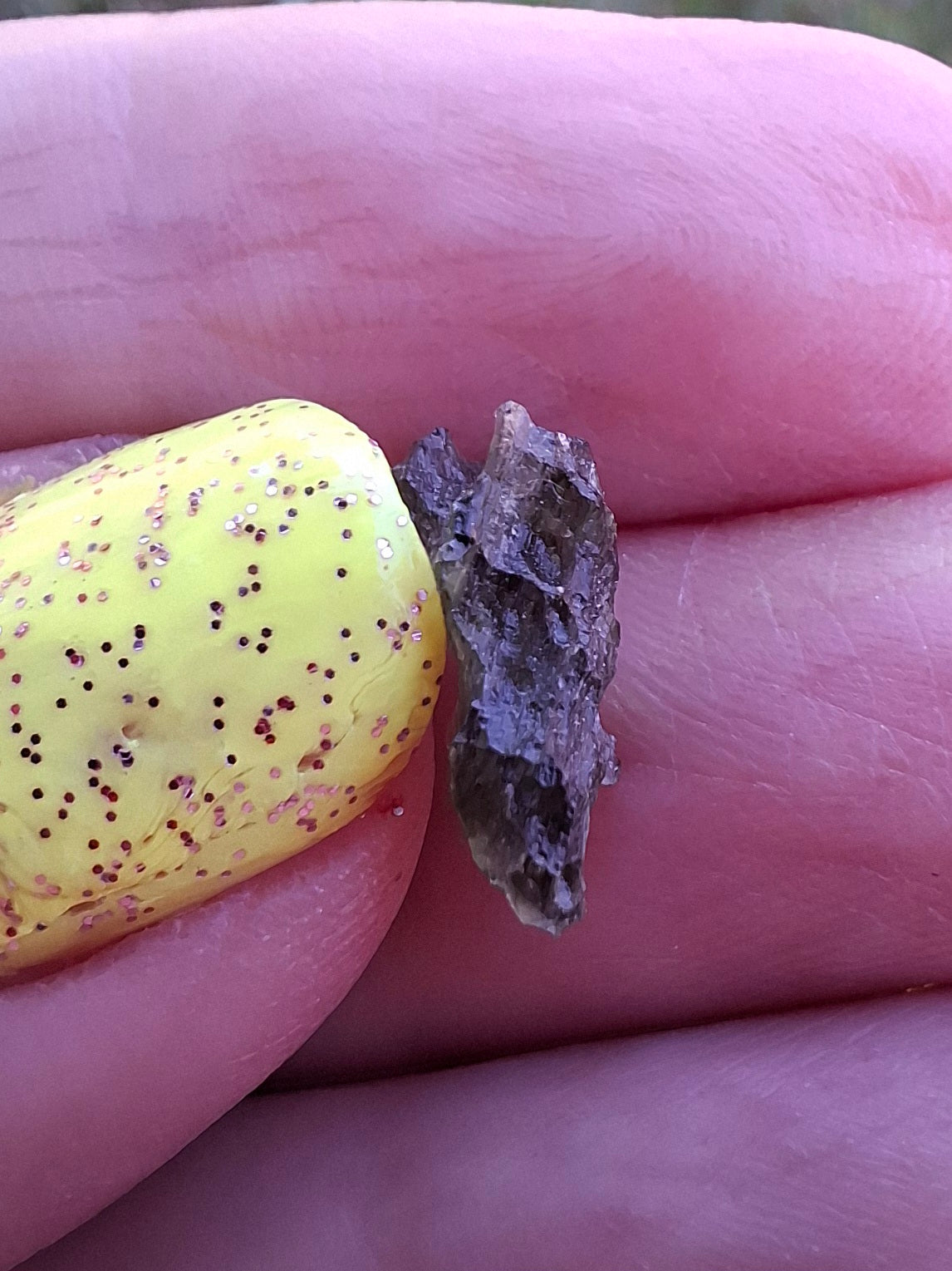 Moldavite small Piece, 0.34g, Tektite (Ref: 1476)