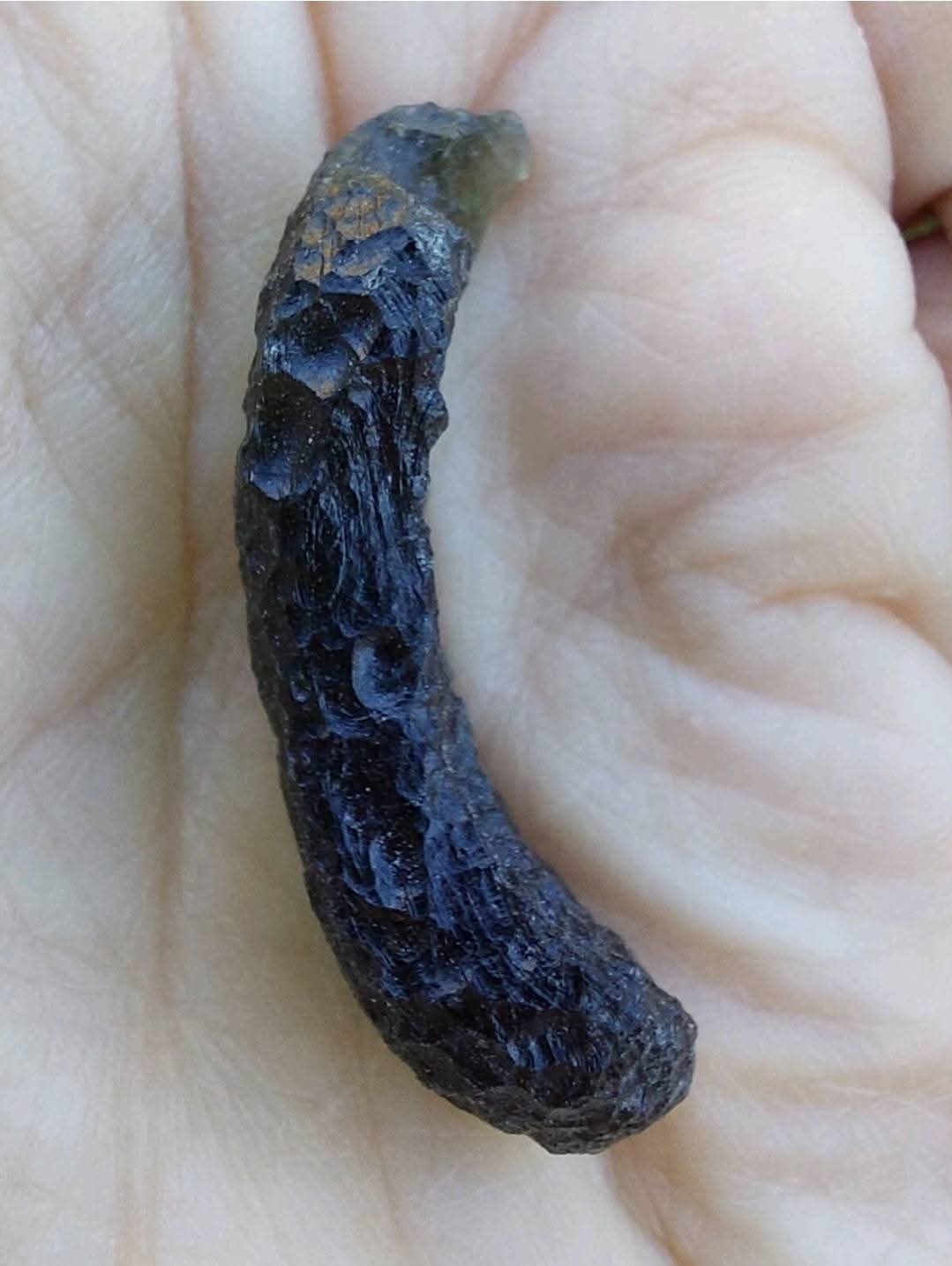 Moldavite Piece, NESMEN, 5.24g, Tektite (Ref: 1049)
