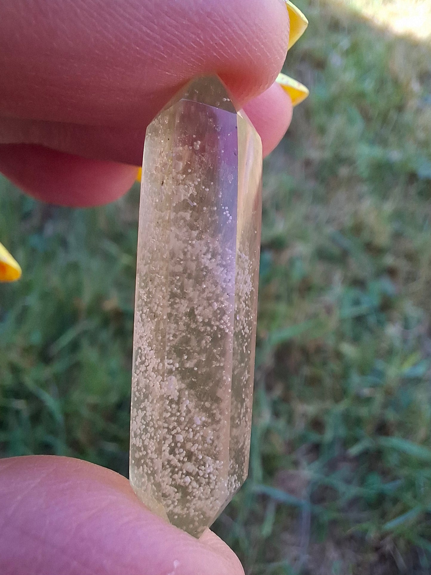 Libyan Desert Glass DT Carving, 3.94g, Tektite (Ref: LDT5)