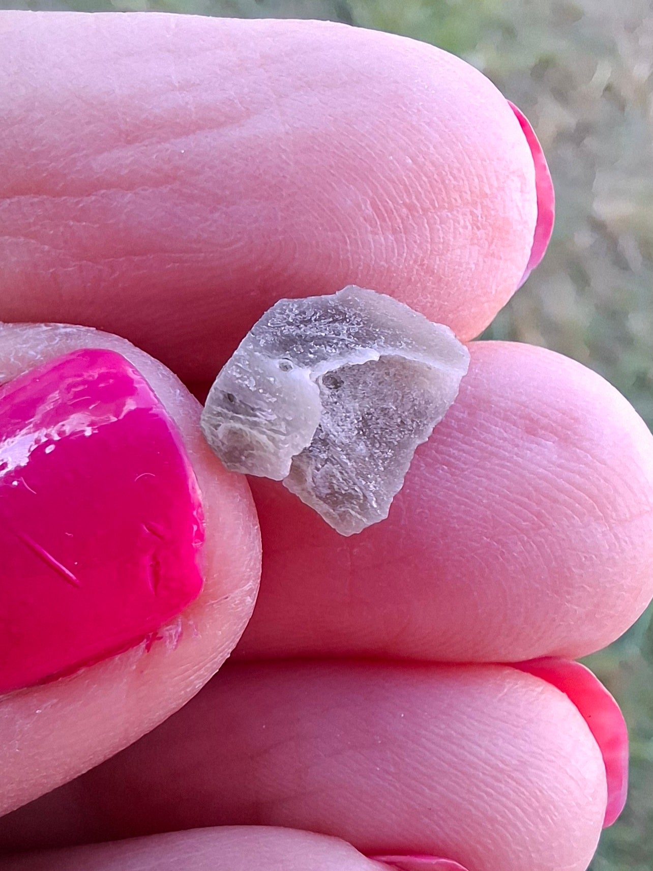 Moldavite Piece, SNOWFLAKE, FROSTED, BRUSNA, 0.31g, Tektite (Ref: 1500)