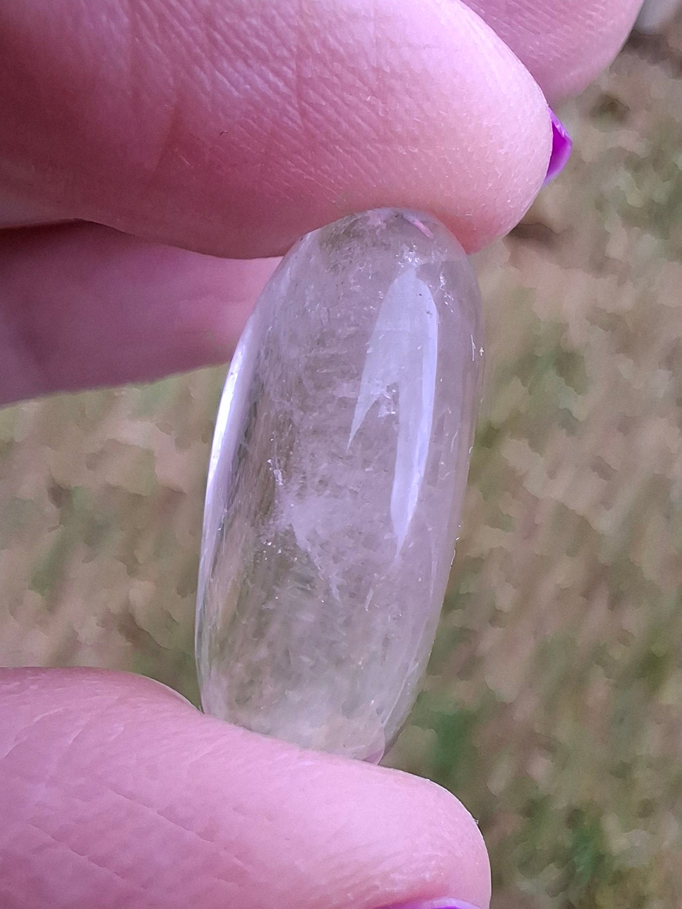 Clear Quartz, Tumble Stone, Crystal (Ref: T25)
