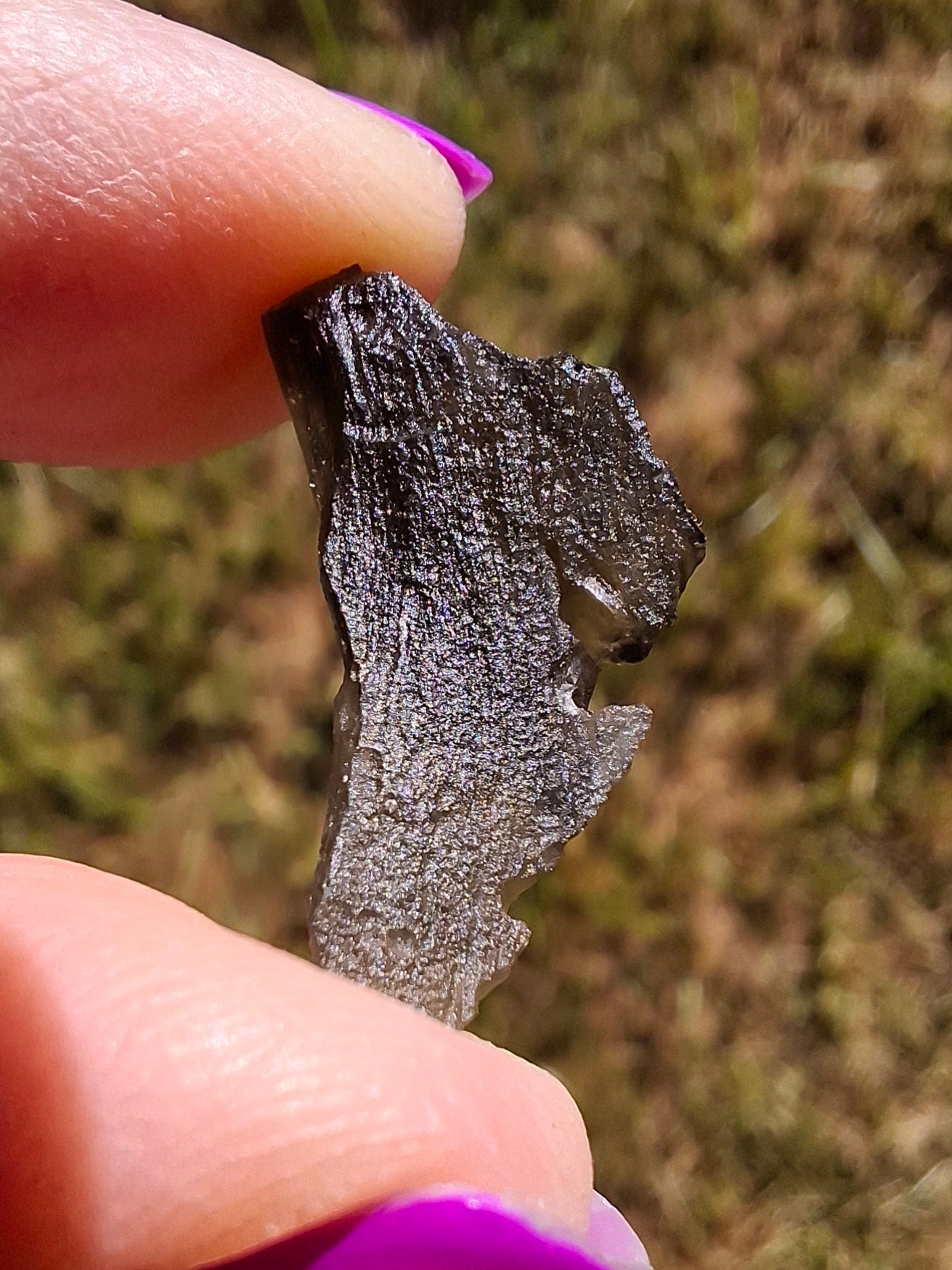 Moldavite Piece, 1.08g, Tektite (Ref: 1429)