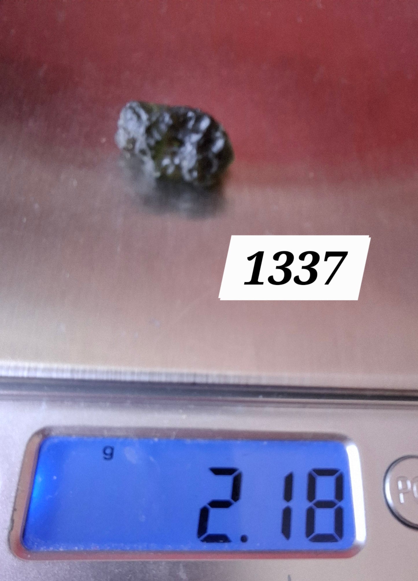Moldavite Piece, 2.18g, Tektite (Ref: 1337)