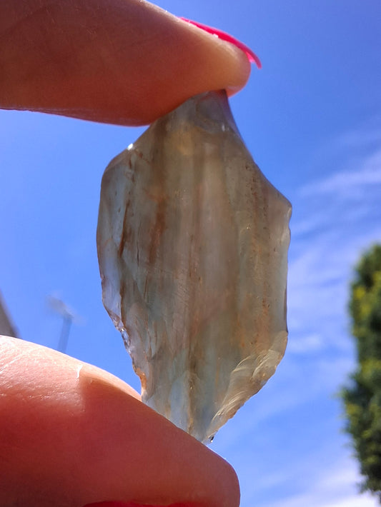 Libyan Desert Glass (darker) Piece, 8.34g, Tektite (Ref: L1370)