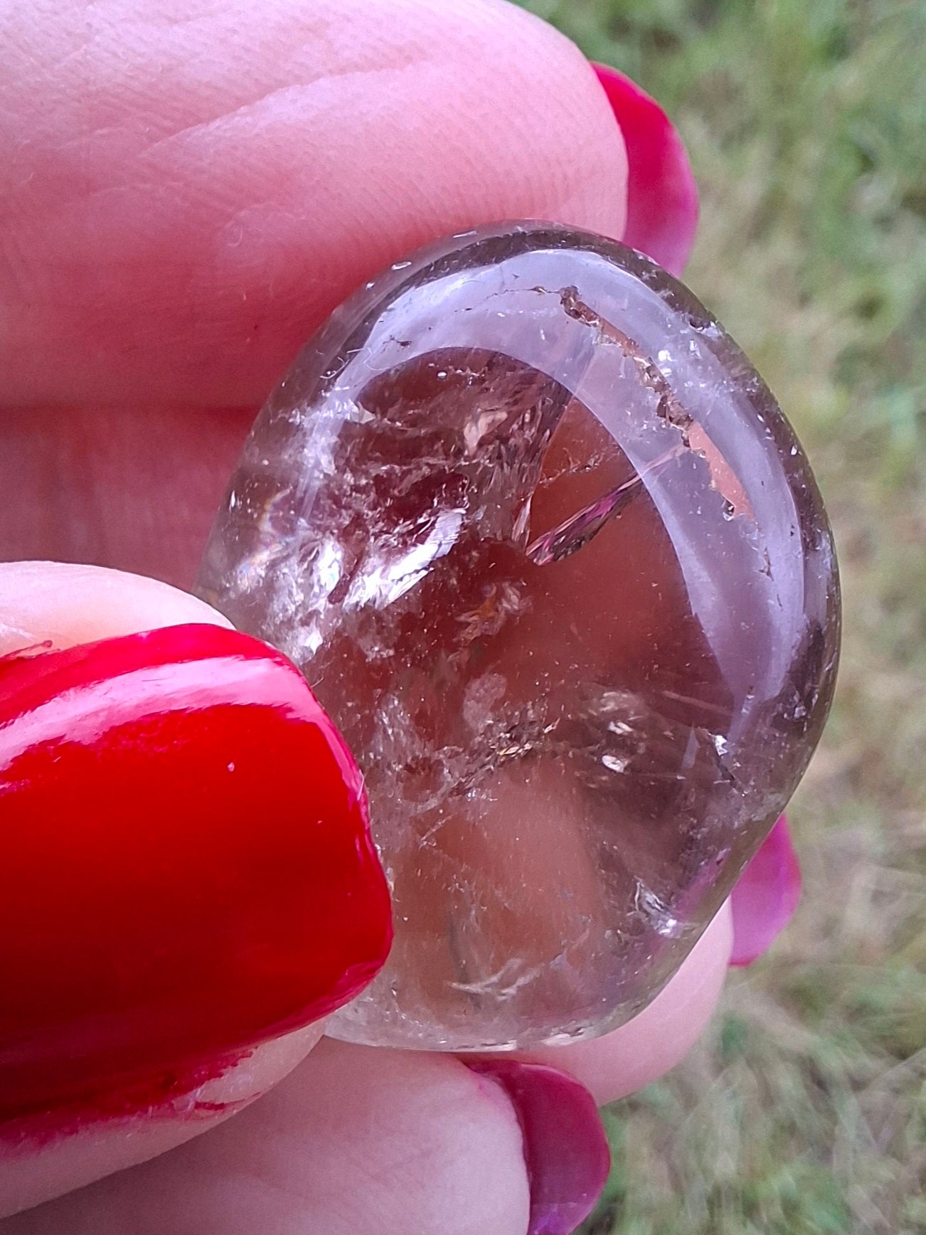 Smoky Quartz, Tumble Stone, Crystal 🌈 (Ref: T103)