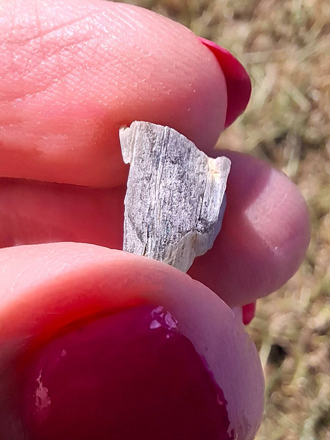 Moldavite Piece, SNOWFLAKE, FROSTED, BRUSNA, 1.05g, Tektite (Ref: 1501)