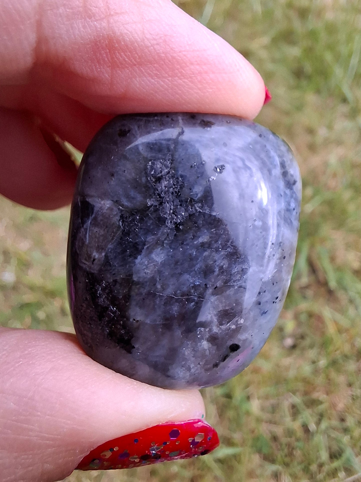 Larvikite, Tumble Stone, Crystal (Ref: T125)