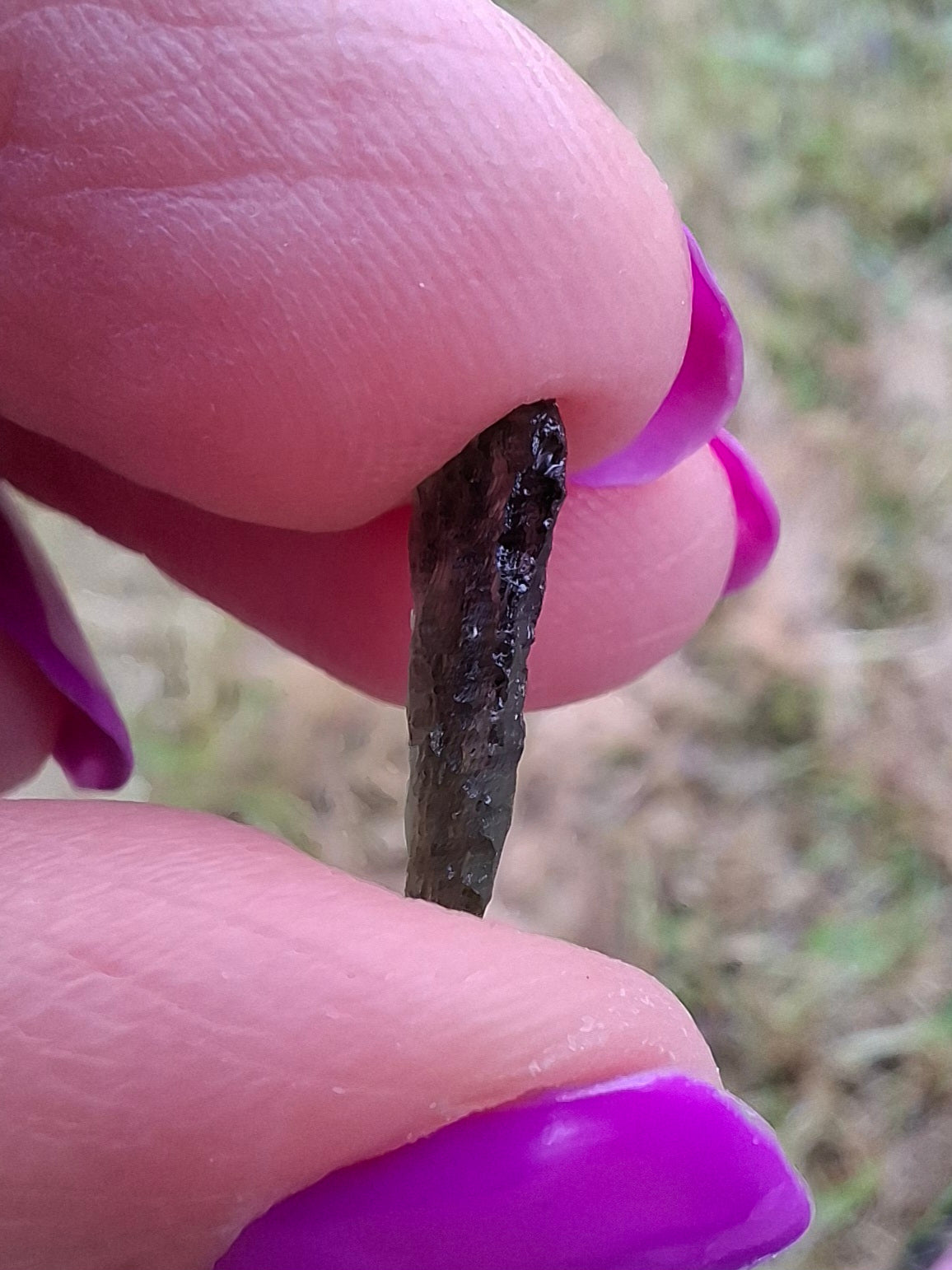 Moldavite small Piece, 0.39g. Tektite (Ref: 1430)