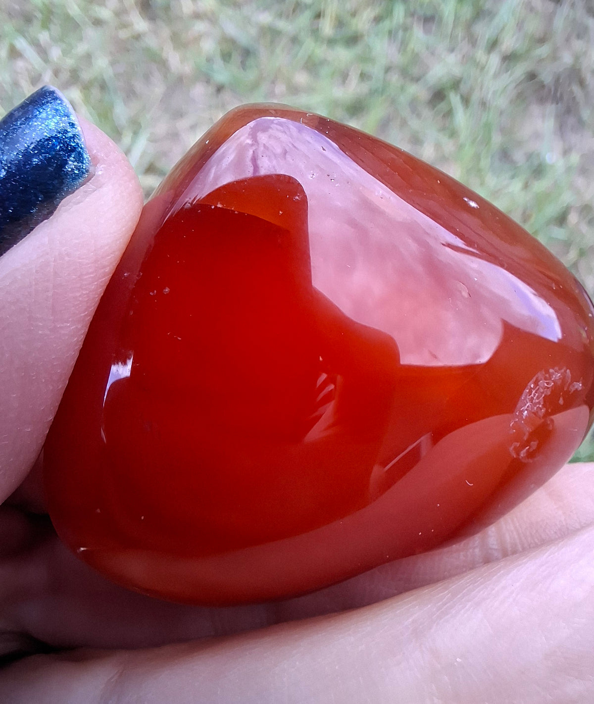 Druzy Carnelian Heart, Crystal (Ref: DCH1)
