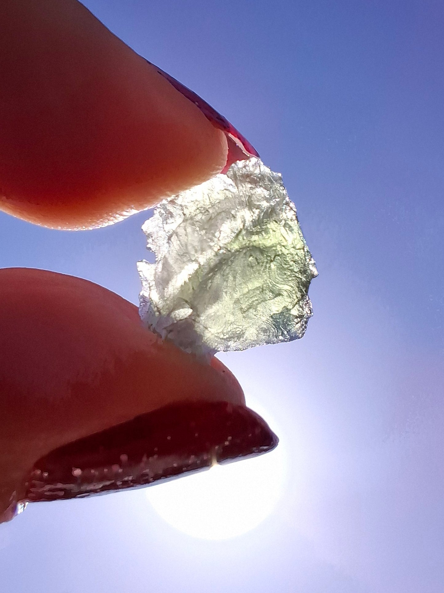 Moldavite Piece, 0.60g, Tektite (Ref: 1473)