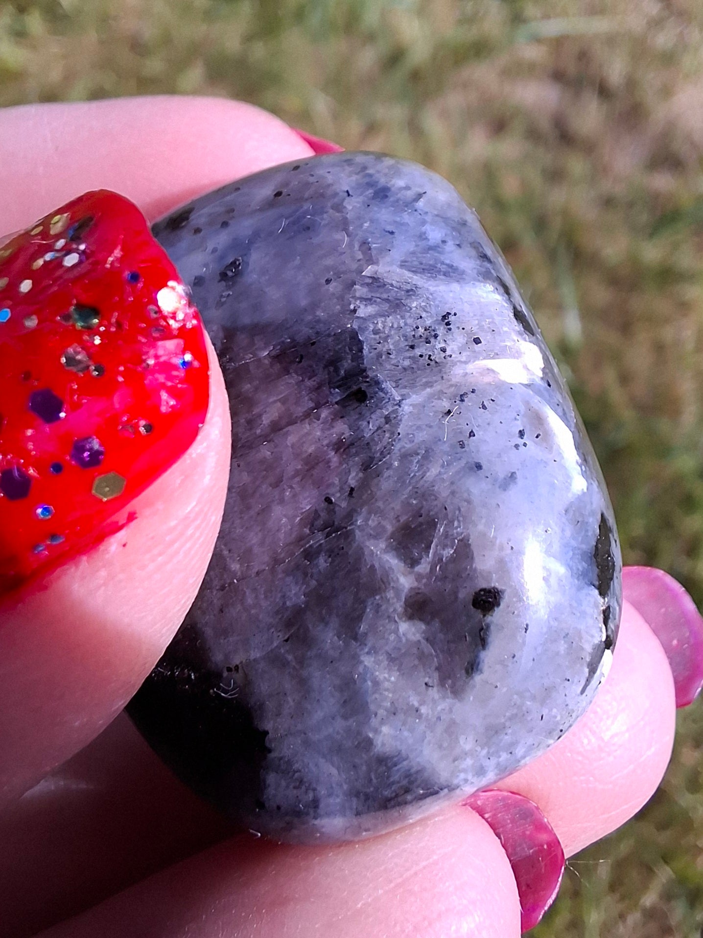 Larvikite, Tumble Stone, Crystal (Ref: T125)