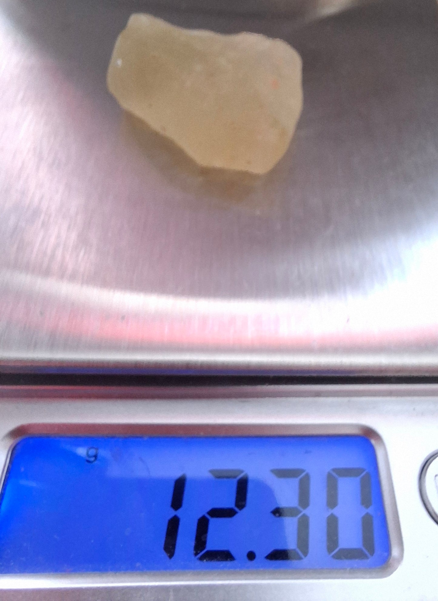 Libyan Desert Glass Piece, 12.30g, Tektite