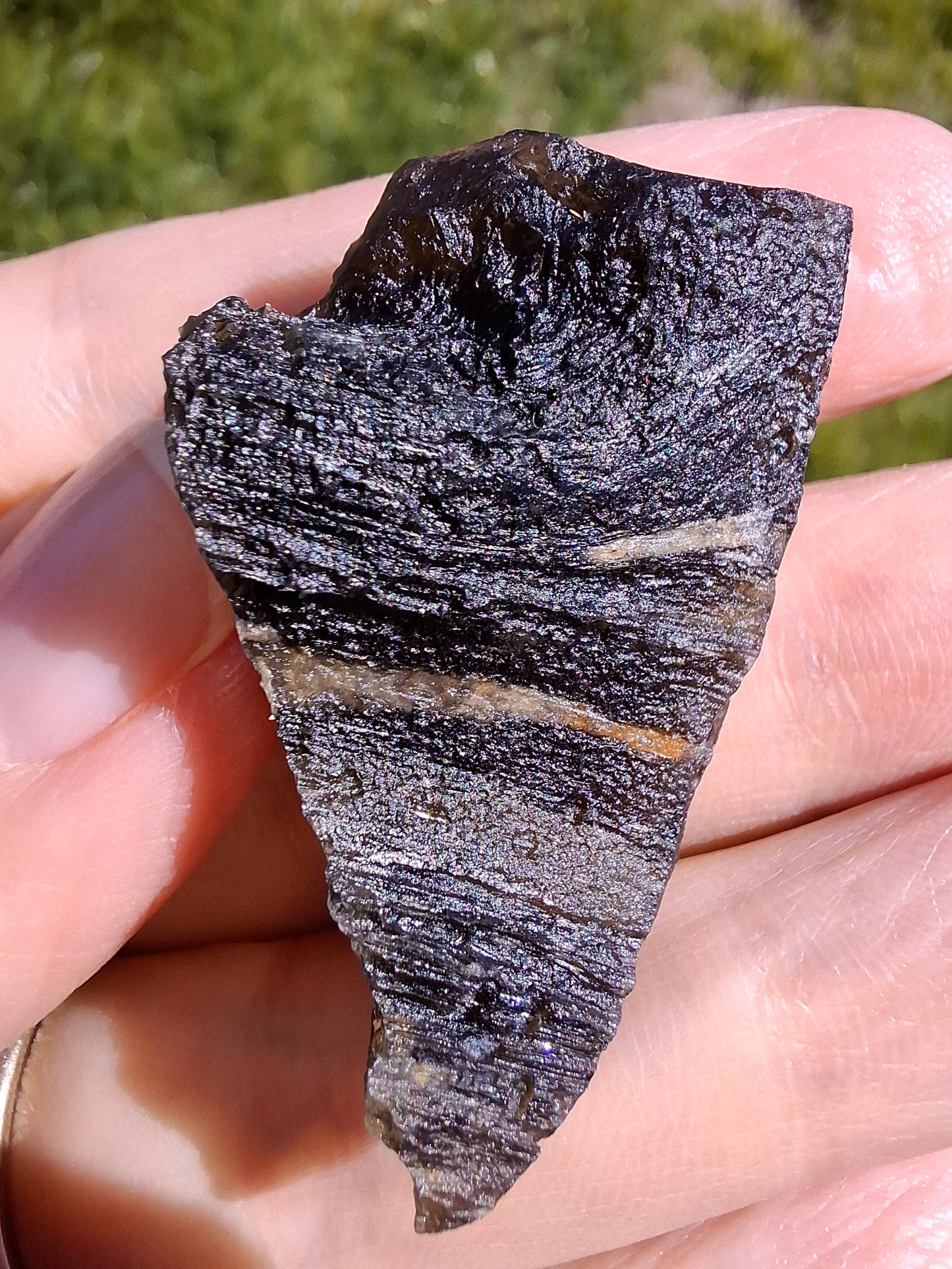 Moldavite Piece, JAKULE, 11.71g, Tektite (Ref: 1173)