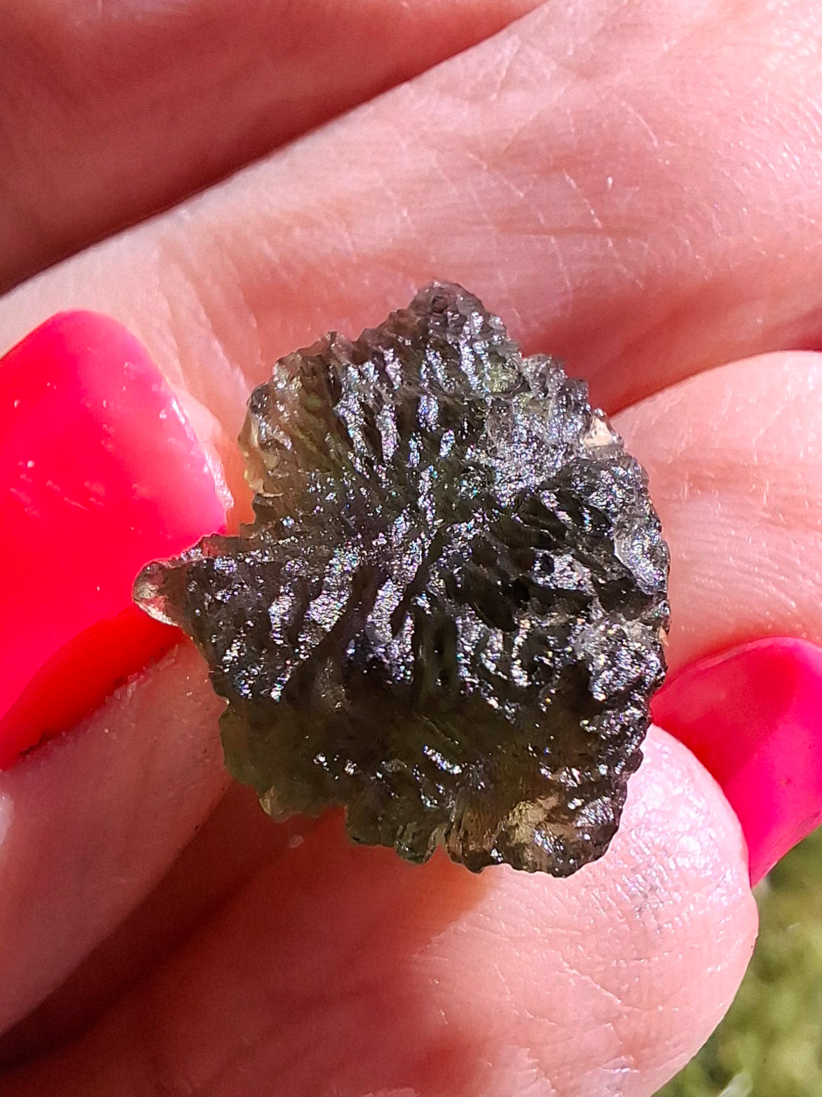 Moldavite Piece, 2.23g, Tektite (Ref: 1401)