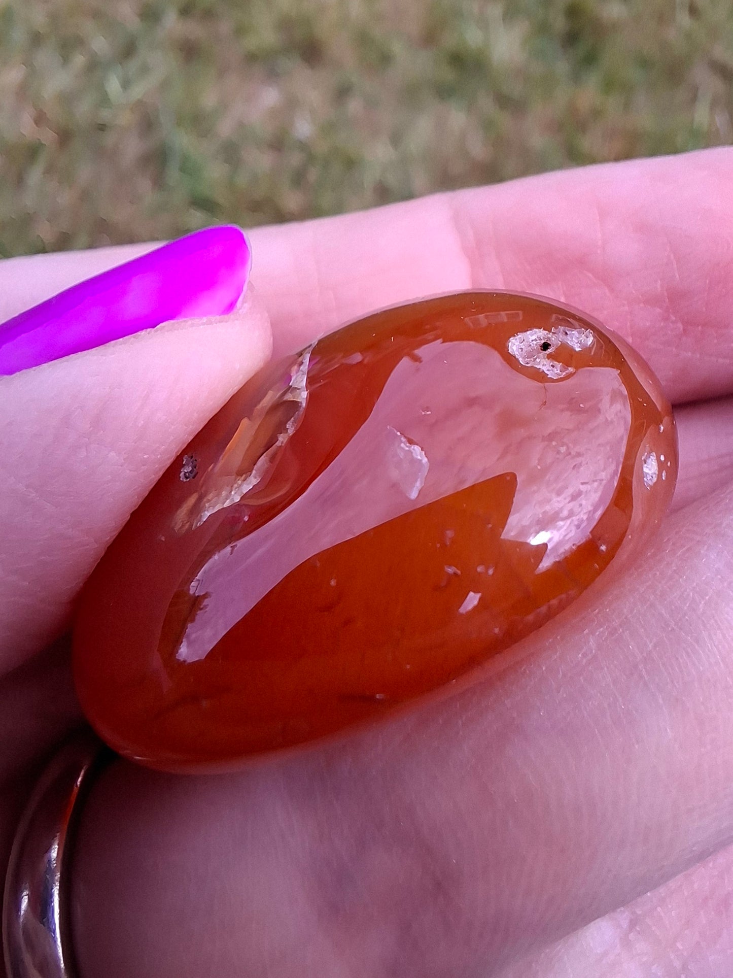 Carnelian, Tumble Stone, Crystal (Ref: T65)