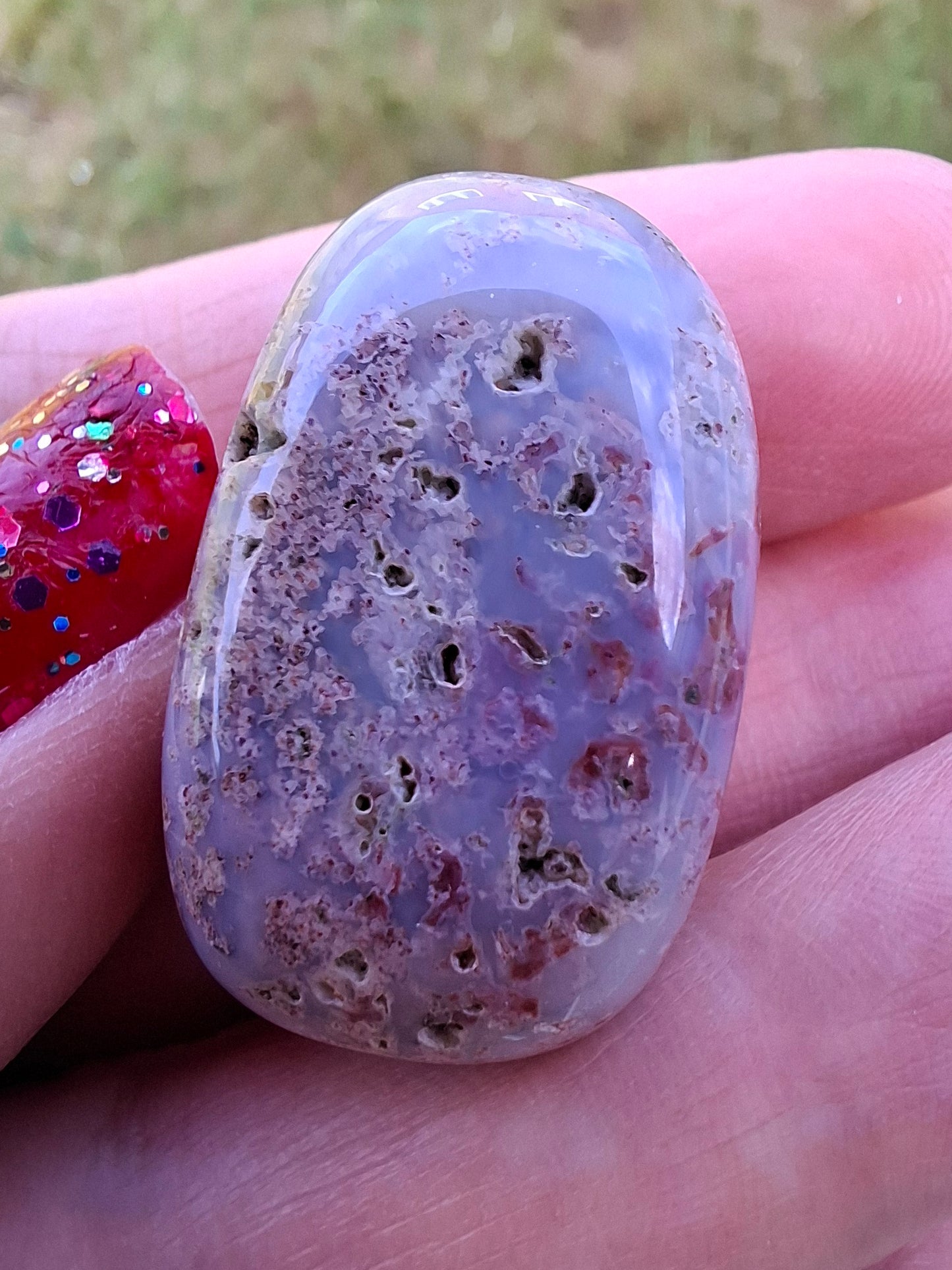 Ocean Jasper, Tumble Stone, Crystal (Ref: T203)