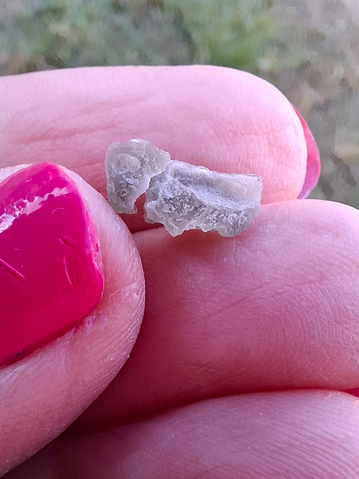Moldavite Piece, SNOWFLAKE, FROSTED, BRUSNA, 0.31g, Tektite (Ref: 1500)