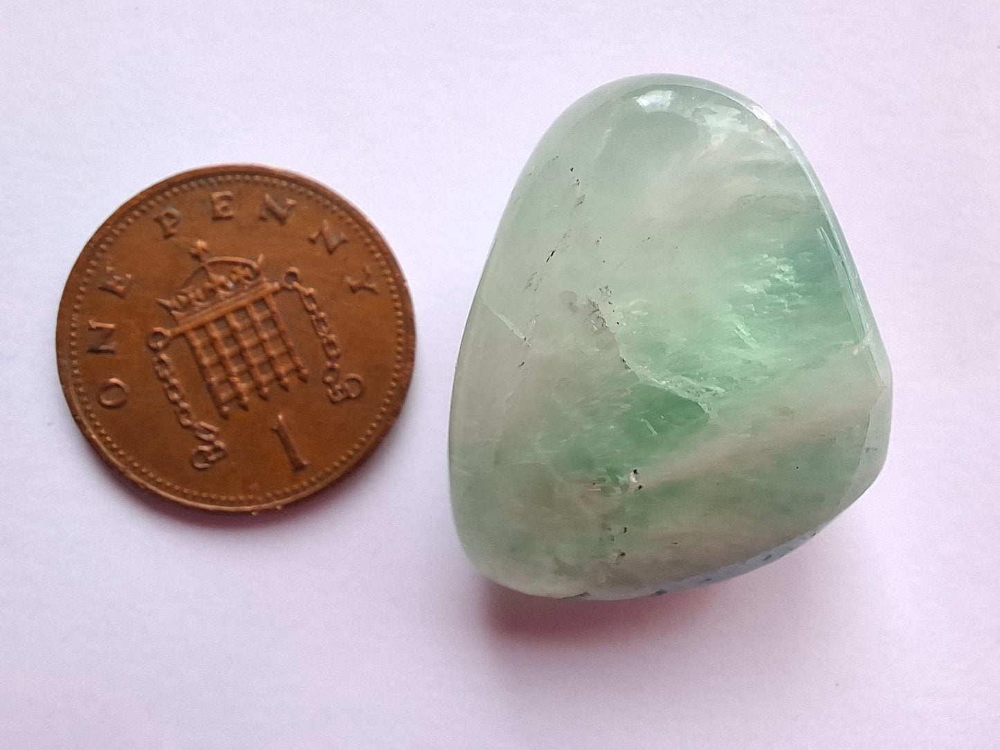 Fluorite, Tumble Stone, Crystal (Ref: T56)