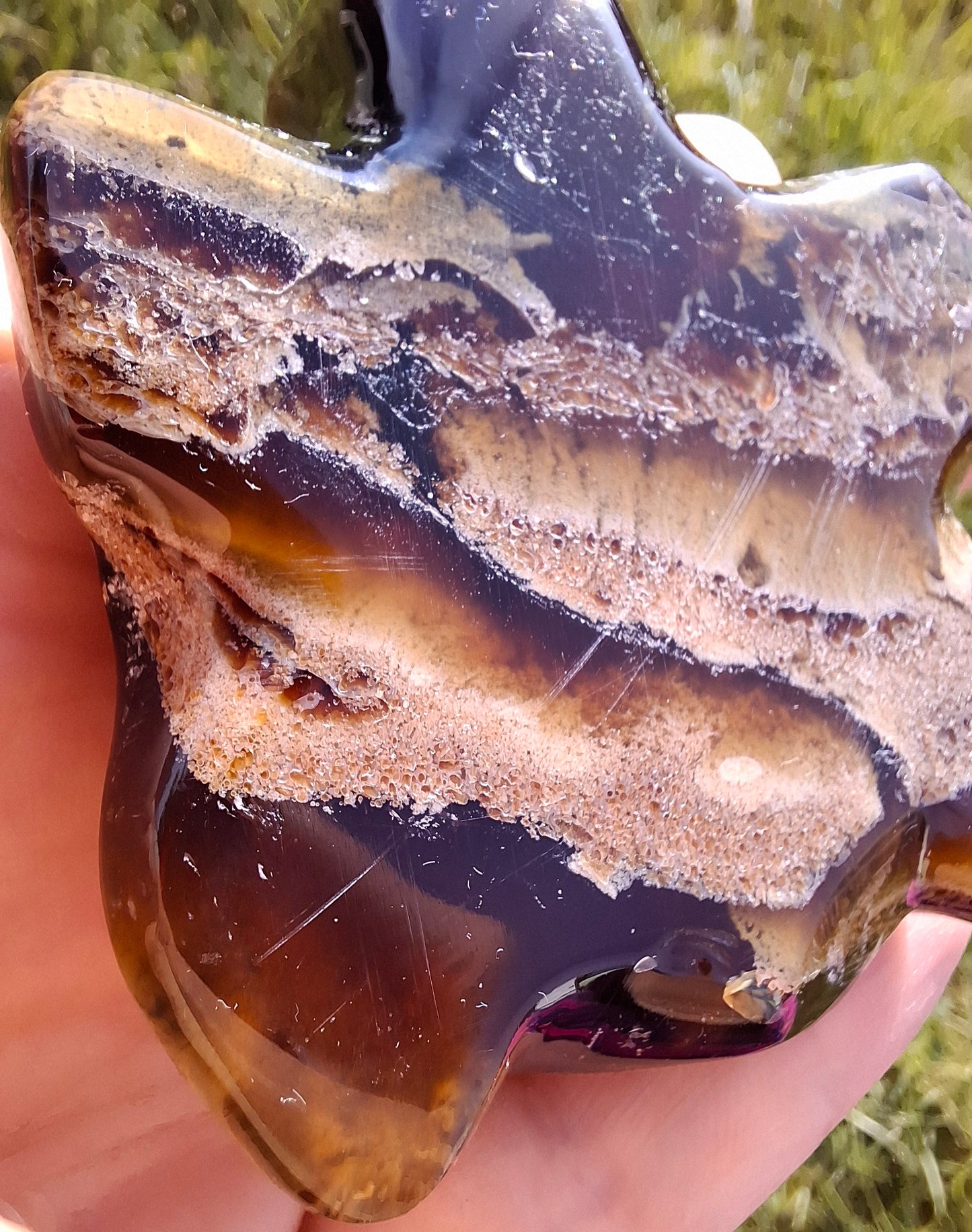 Red Amber Turtle, 56.87g, Carving, Fossil (Ref:TT7)