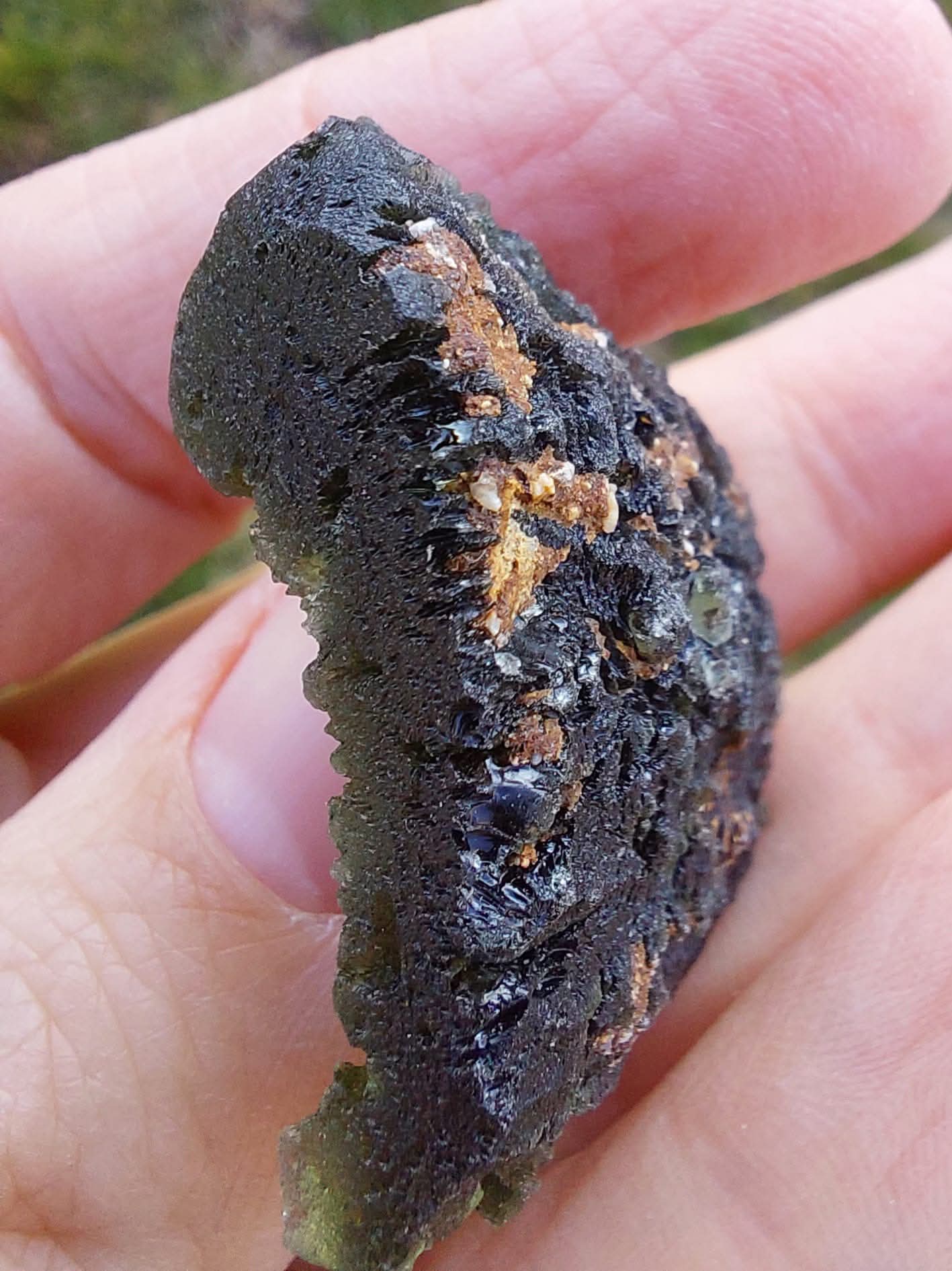 Moldavite Piece, NOVA HOSPODA, 18.15g, Tektite (Ref: 1041)