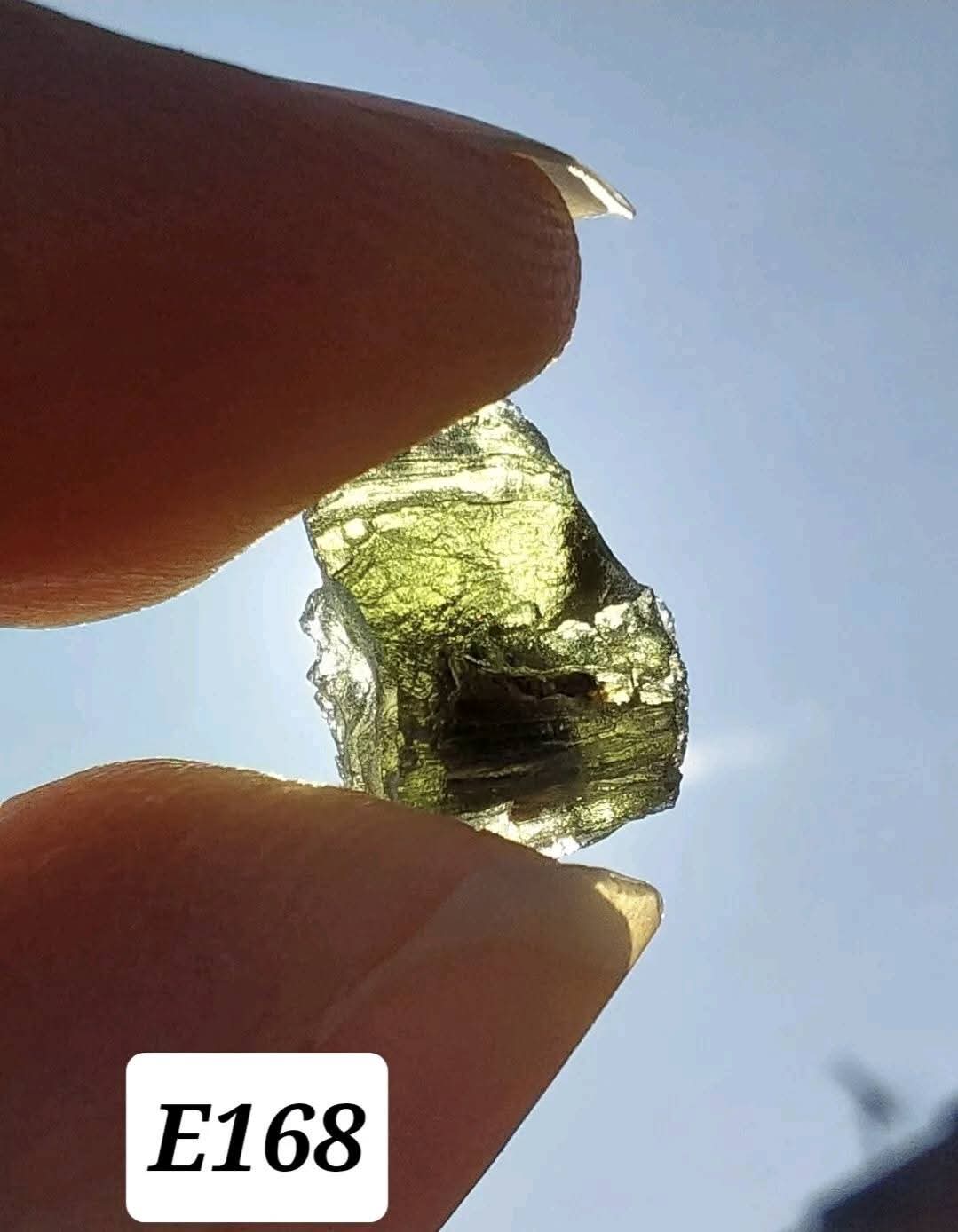 Moldavite Piece, 0.59g, Tektite (Ref: E168)