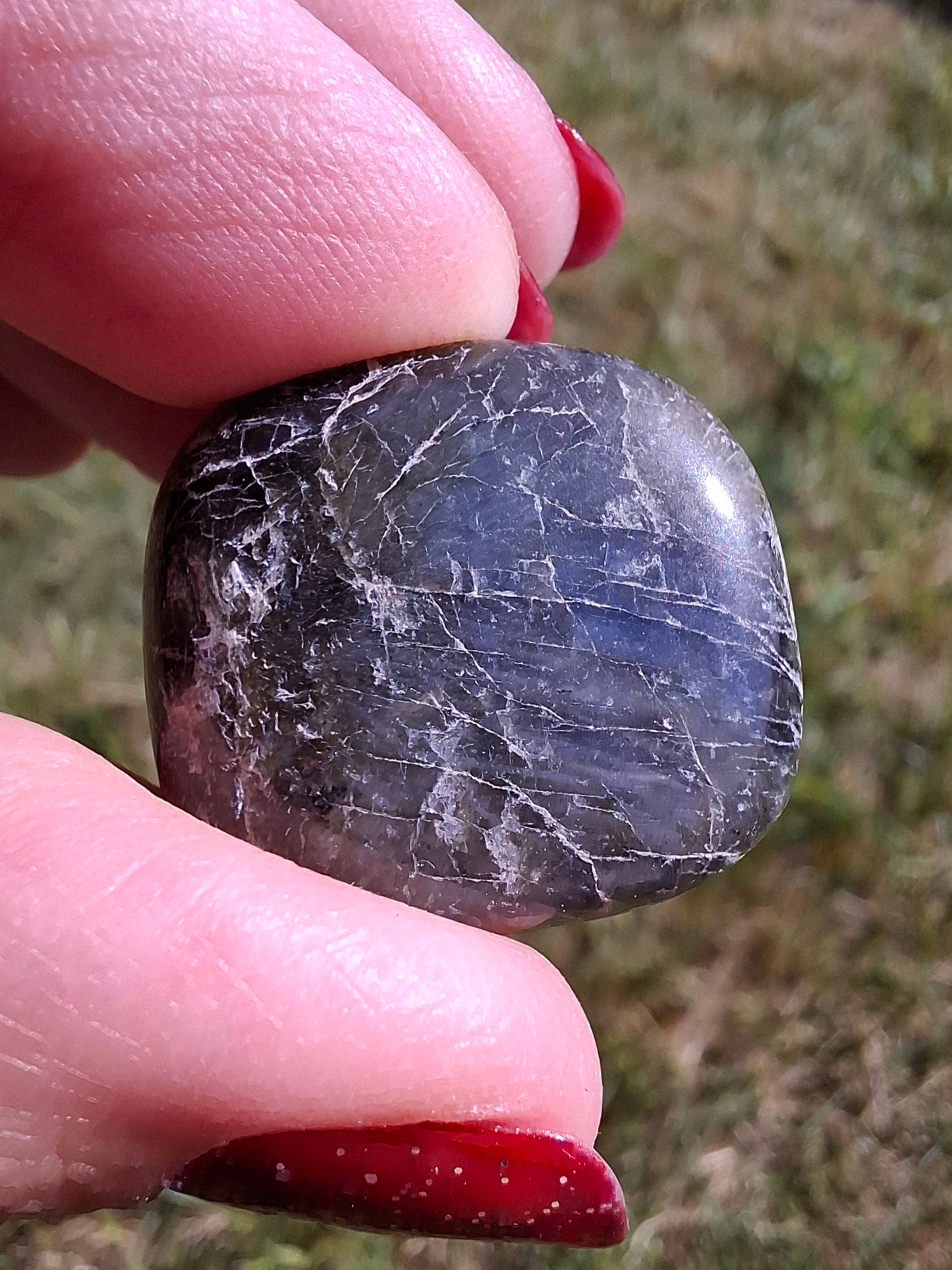 Labradorite, Tumble Stone, Crystal (Ref: T214)