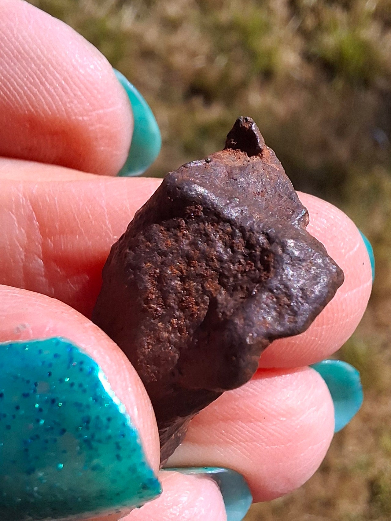 Gebel Kamil Iron Meteorite, 13.55g (Ref: K43)