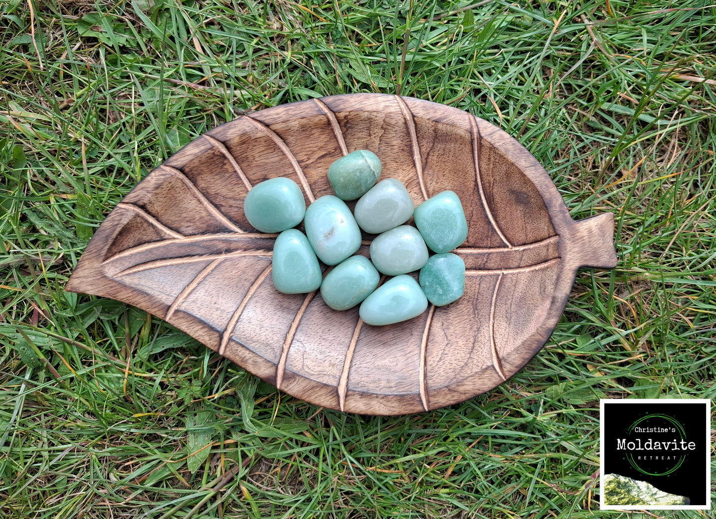 Green Aventurine, Tumble Stone x1, Crystal (Ref: T80)