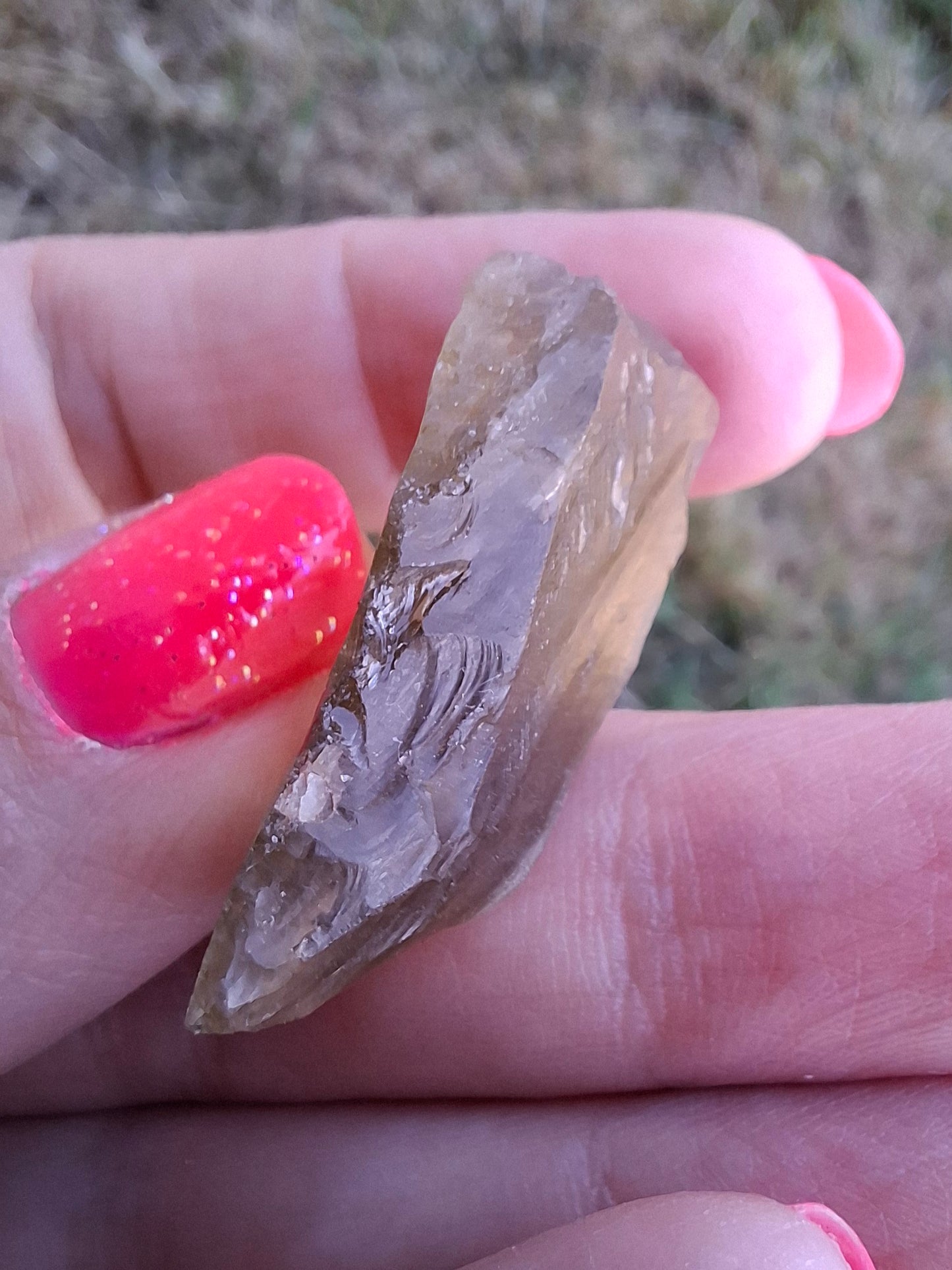 Libyan Desert Glass (darker) Piece, 8.34g, Tektite (Ref: L1370)