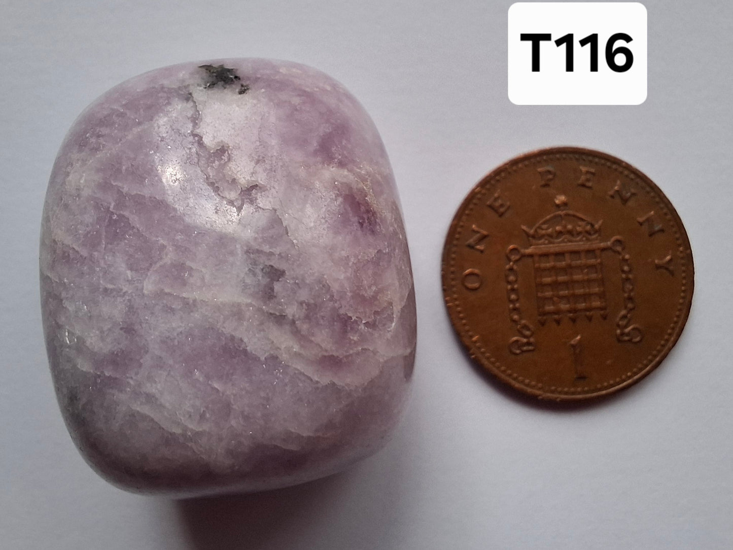 Lepidolite, Tumble Stone, Crystal (Ref: T116)