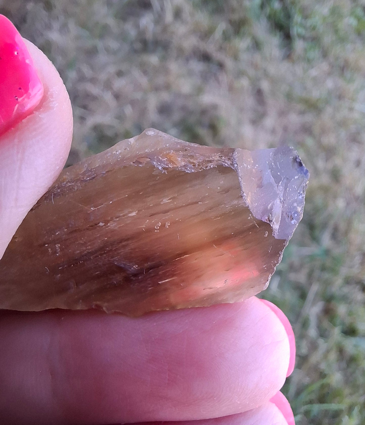 Libyan Desert Glass (darker) Piece, 8.34g, Tektite (Ref: L1370)