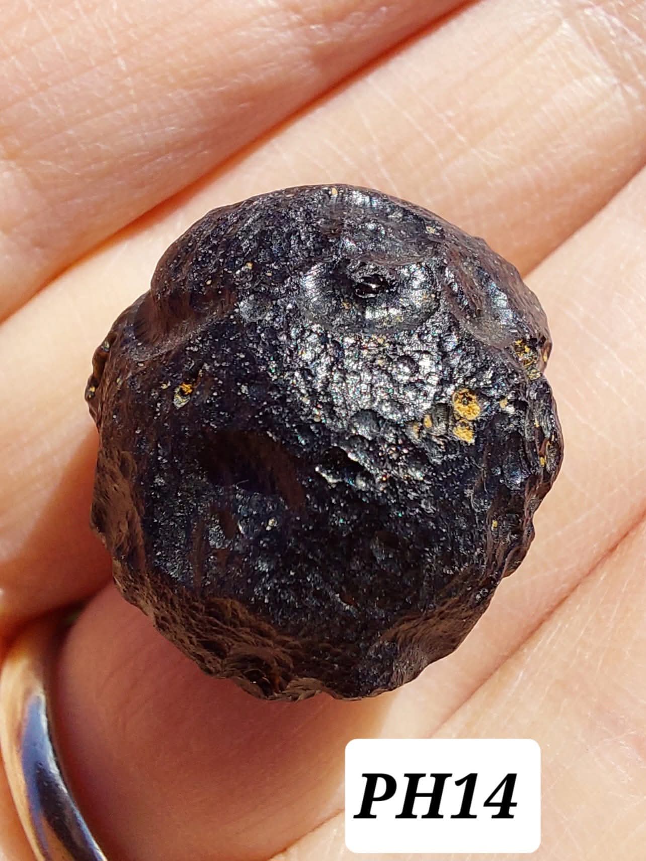 Philippinite (Rizalite), 10.64g, Tektite